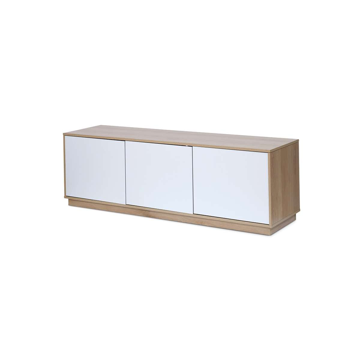 Avoca Modern TV Stand with Storage - 60 Inch Entertainment Center for Living Room, Bedroom - Wooden Media Console with Shelves & Cabinets for TV, Gaming, Streaming Devices