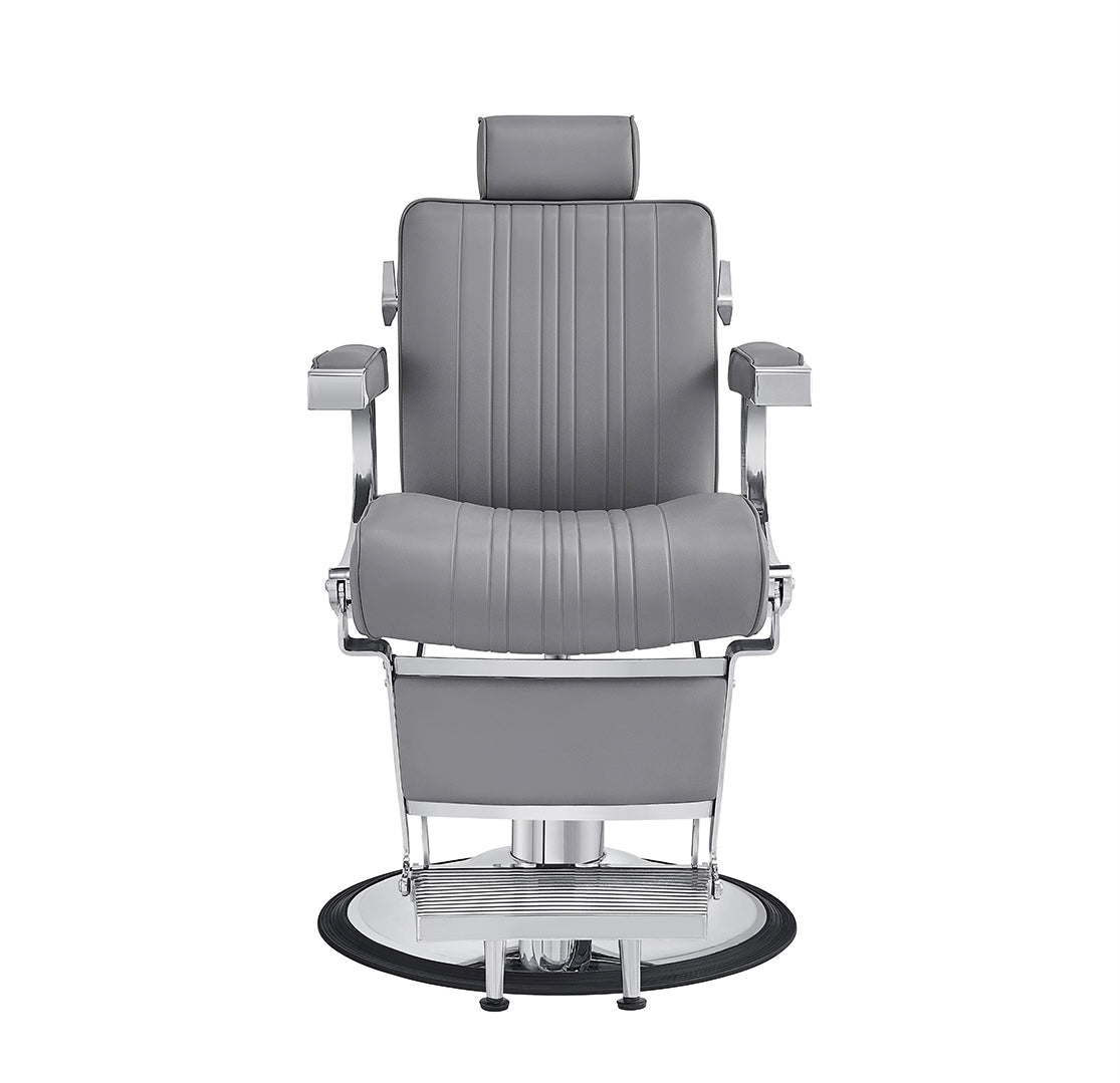Professional Barber Chair for Salon & Home Use - Heavy Duty Hydraulic Styling Chair with Adjustable Height & Reclining Back - Perfect for Haircuts, Shaves & Styling