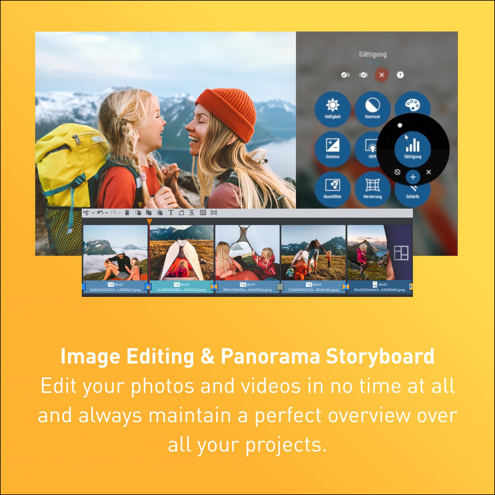 MAGIX Photostory Deluxe 2025 - Create Stunning Photo Slideshows & Video Memories | Windows 10/11 Compatible | 1 PC License for 2 Devices | Perfect for Family Albums, Travel Recaps & Special Occasions