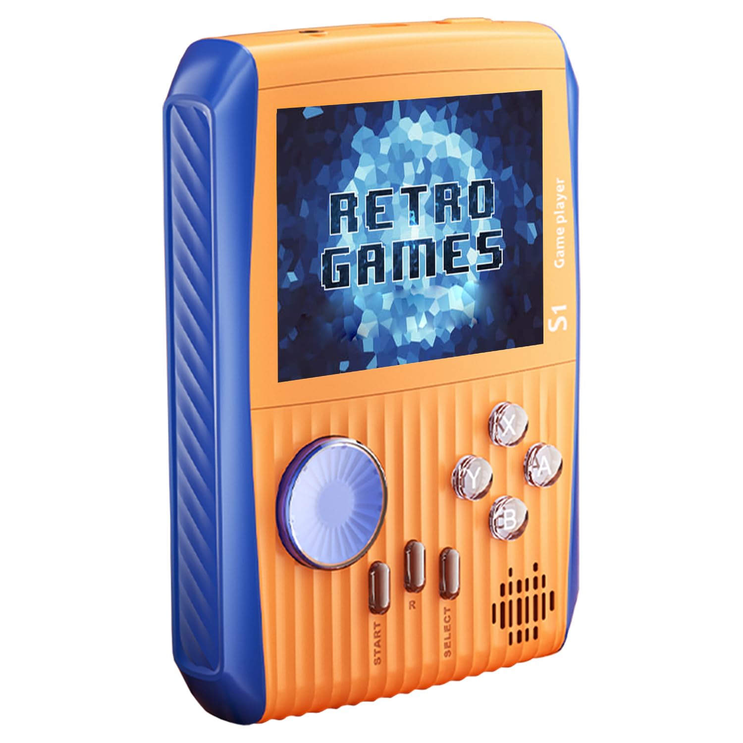 Retro Handheld Game Console for Kids - 666 Classic Games, 3 Inch Screen, 1020mAh Rechargeable Battery, Portable Mini Gameboy - Perfect Birthday Gift for Boys & Girls (Orange) - Great for Travel, Road Trips & Indoor Entertainment