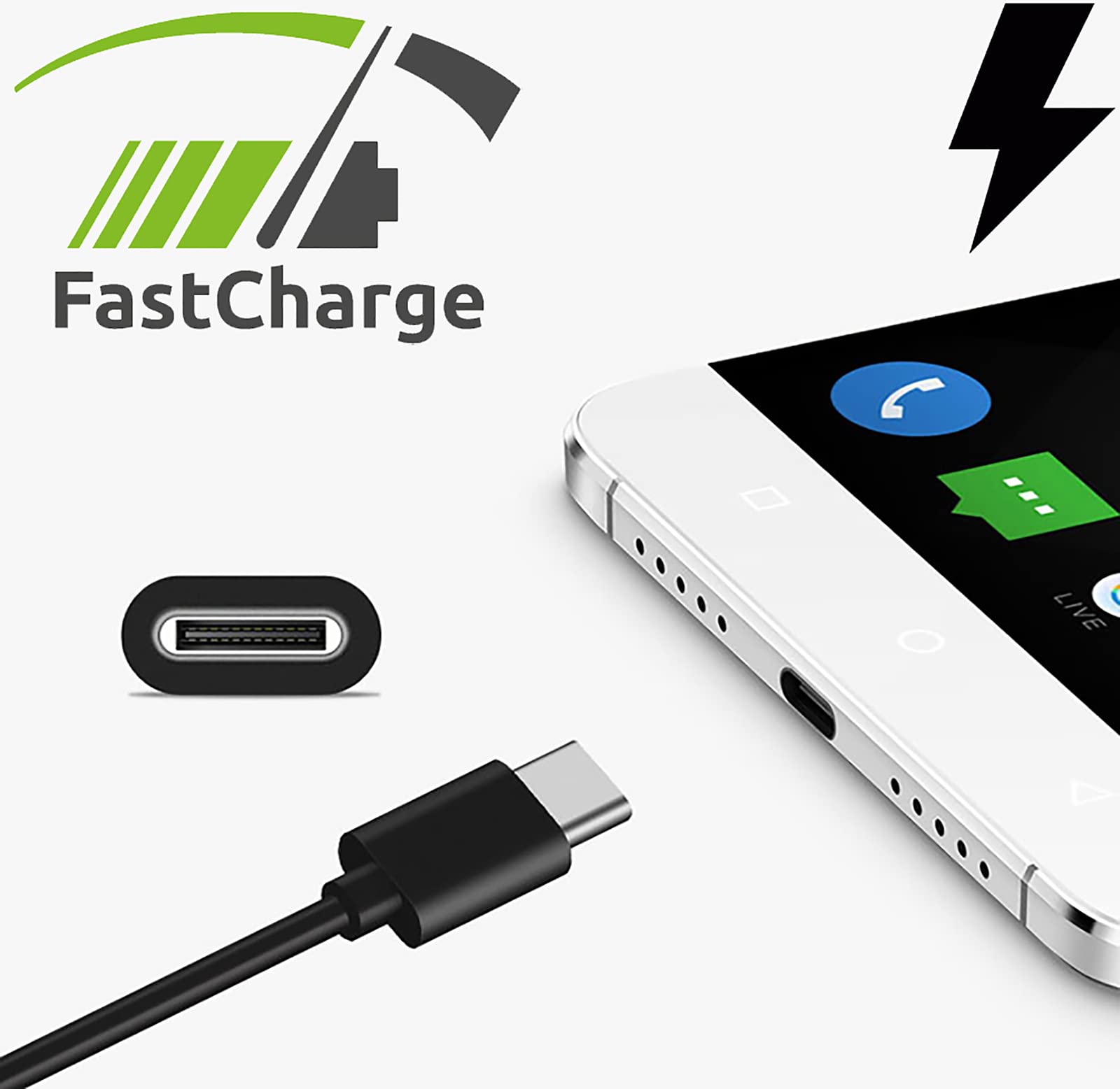 Ultra Fast Charging USB-C Cable for Bose Frames Alto - Slim PRO High-Speed Data Sync & Quick Charge (Perfect for Travel, Work & Outdoor Activities)