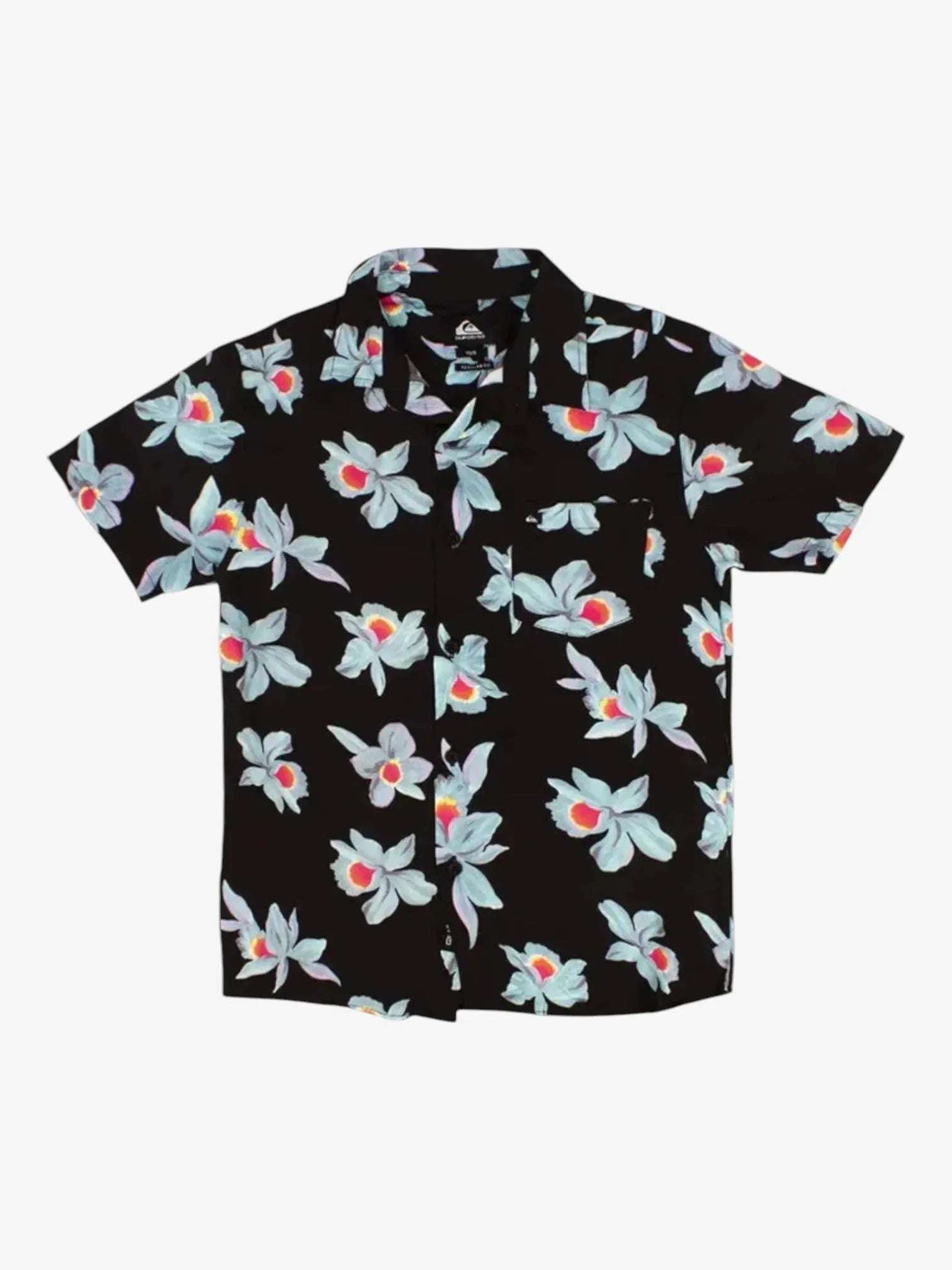 Quiksilver Mystic Sessions Boys' Short Sleeve Cotton T-Shirt - Black | Comfortable & Durable for Outdoor Play, Surfing & Everyday Wear
