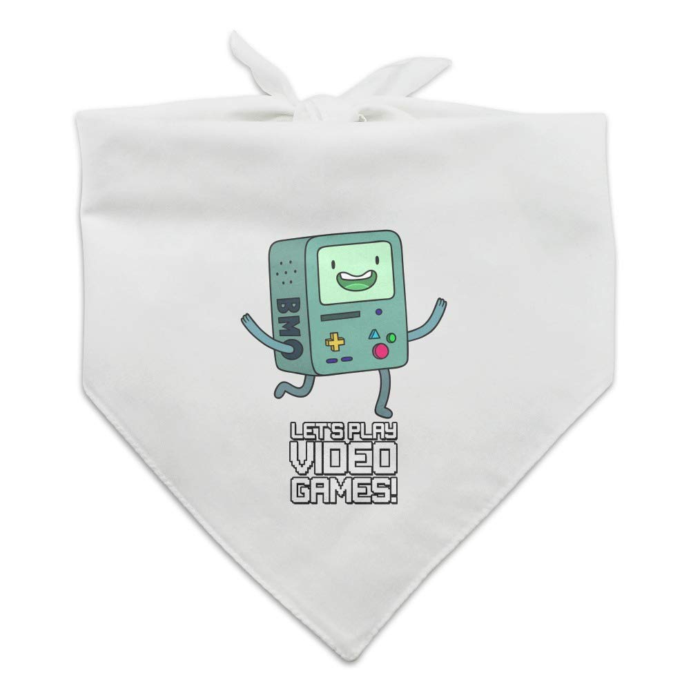 Adventure Time BMO Play Video Games Dog Bandana - Cute Cartoon Pet Accessory for Cosplay, Gifts & Anime Fans