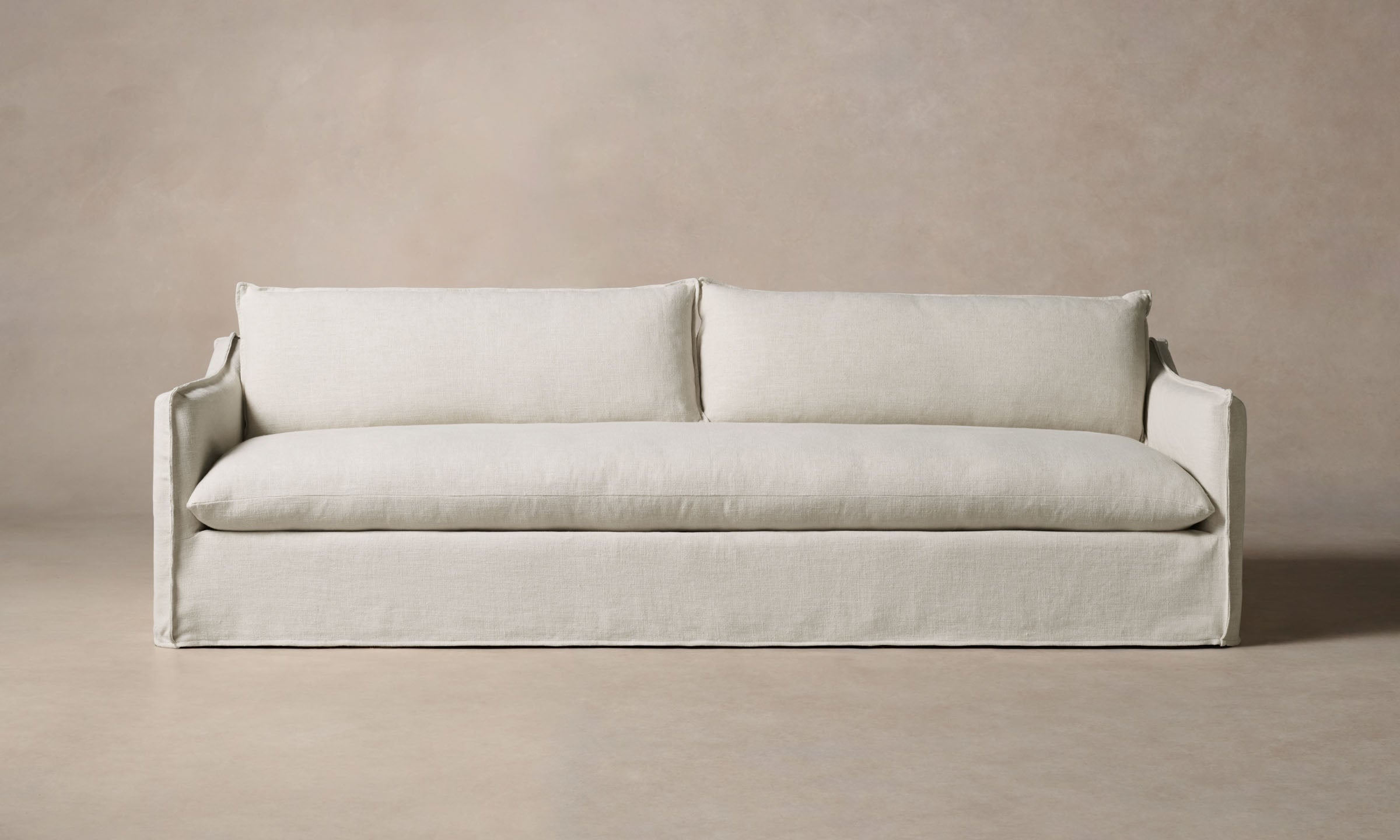 Premium Dune Sofa - Heritage Belgian Linen Upholstery, Modern Comfort for Living Room & Lounge Areas | Perfect for Home Decor, Relaxation & Entertaining Guests