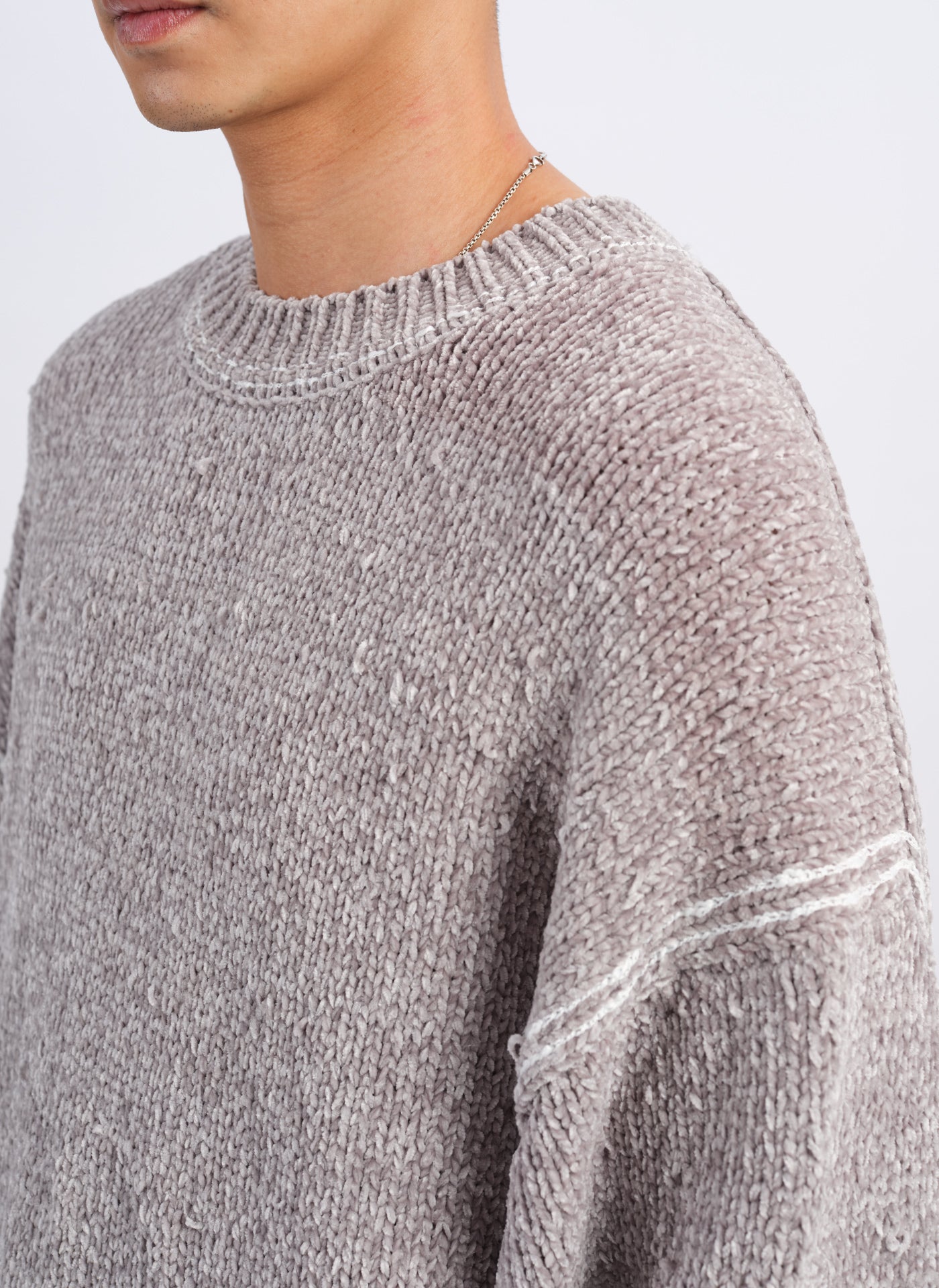 Hand Stitched Polyester Velvet Knitted Pullover Sweater - Cozy Winter Wear for Women & Men | Perfect for Casual Outfits, Office & Date Nights