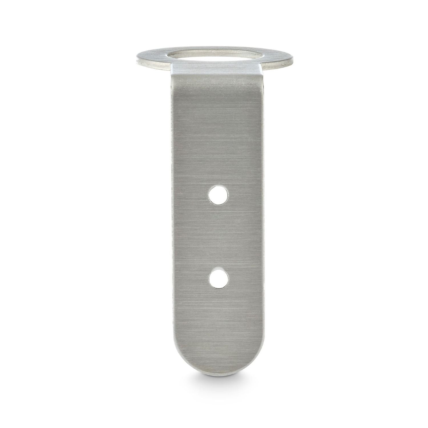 DesignStuff Floating Soap Dispenser Holder - Brushed Steel Finish | Wall-Mounted Bathroom Organizer for Modern Homes