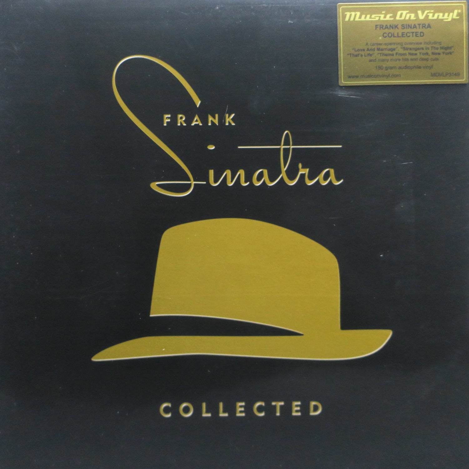Frank Sinatra 'Collected' 180g Vinyl 2LP Record Set - Premium Audiophile Edition for Vintage Music Lovers & Record Collectors - Perfect for Home Listening, Gifts & Music Enthusiasts