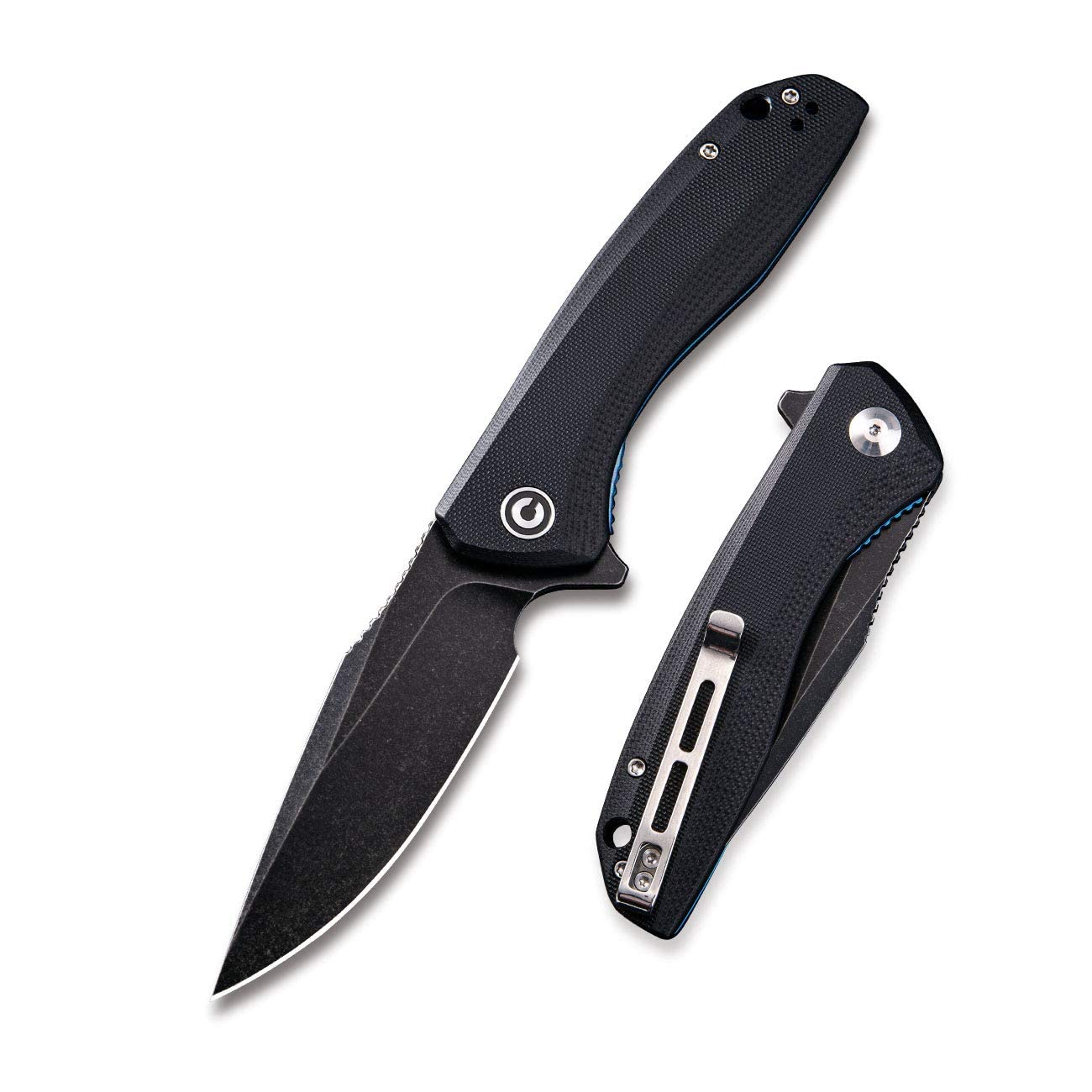 CIVIVI Brazen Tanto Blade Folding Knife with Baklash - Premium EDC Knife Set for Outdoor, Camping & Everyday Carry