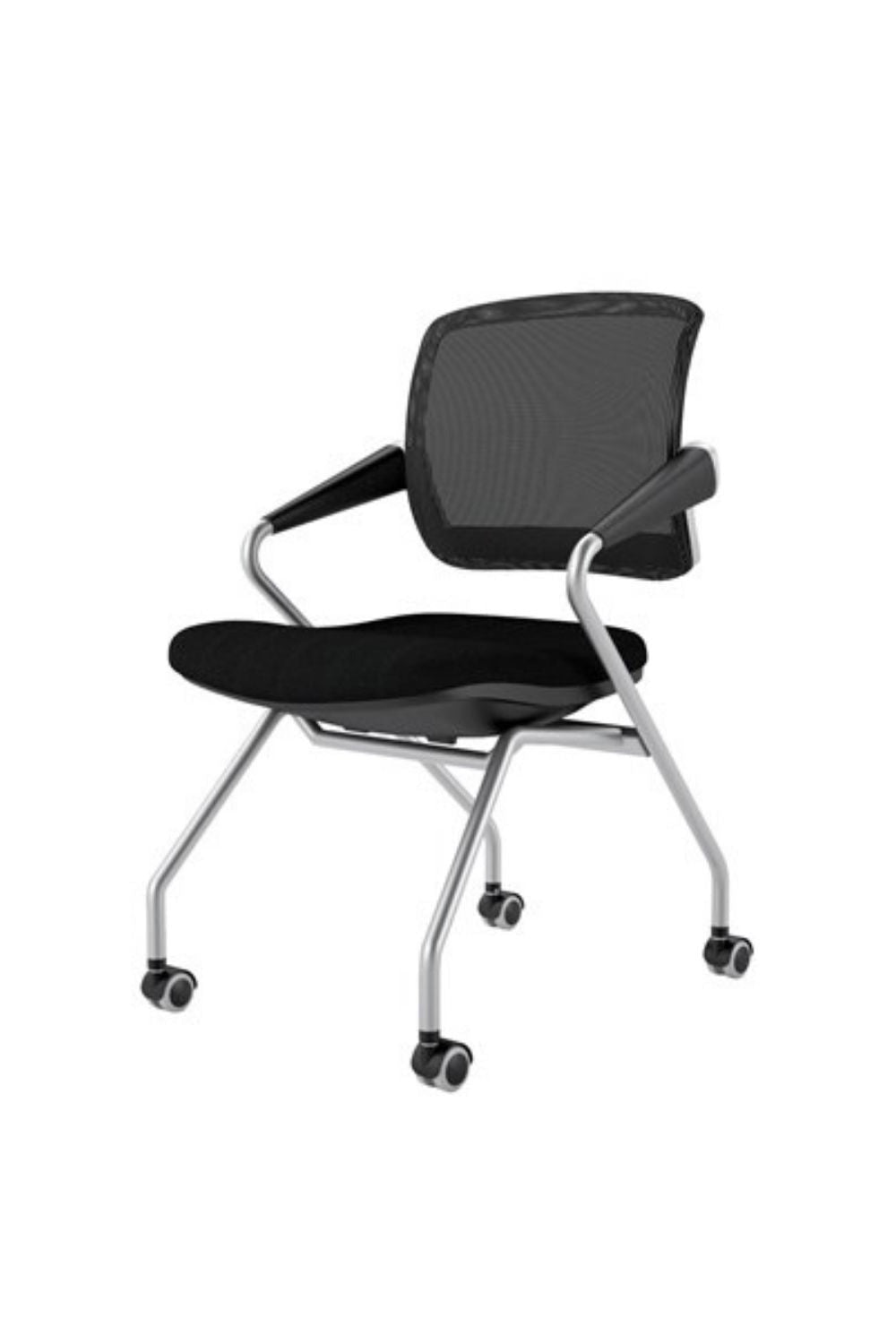Safco Valoré Mesh Mid Back Office Chair - Ergonomic Support for Home & Work (Set of 2) - Perfect for Conference Rooms, Home Offices, and Workstations