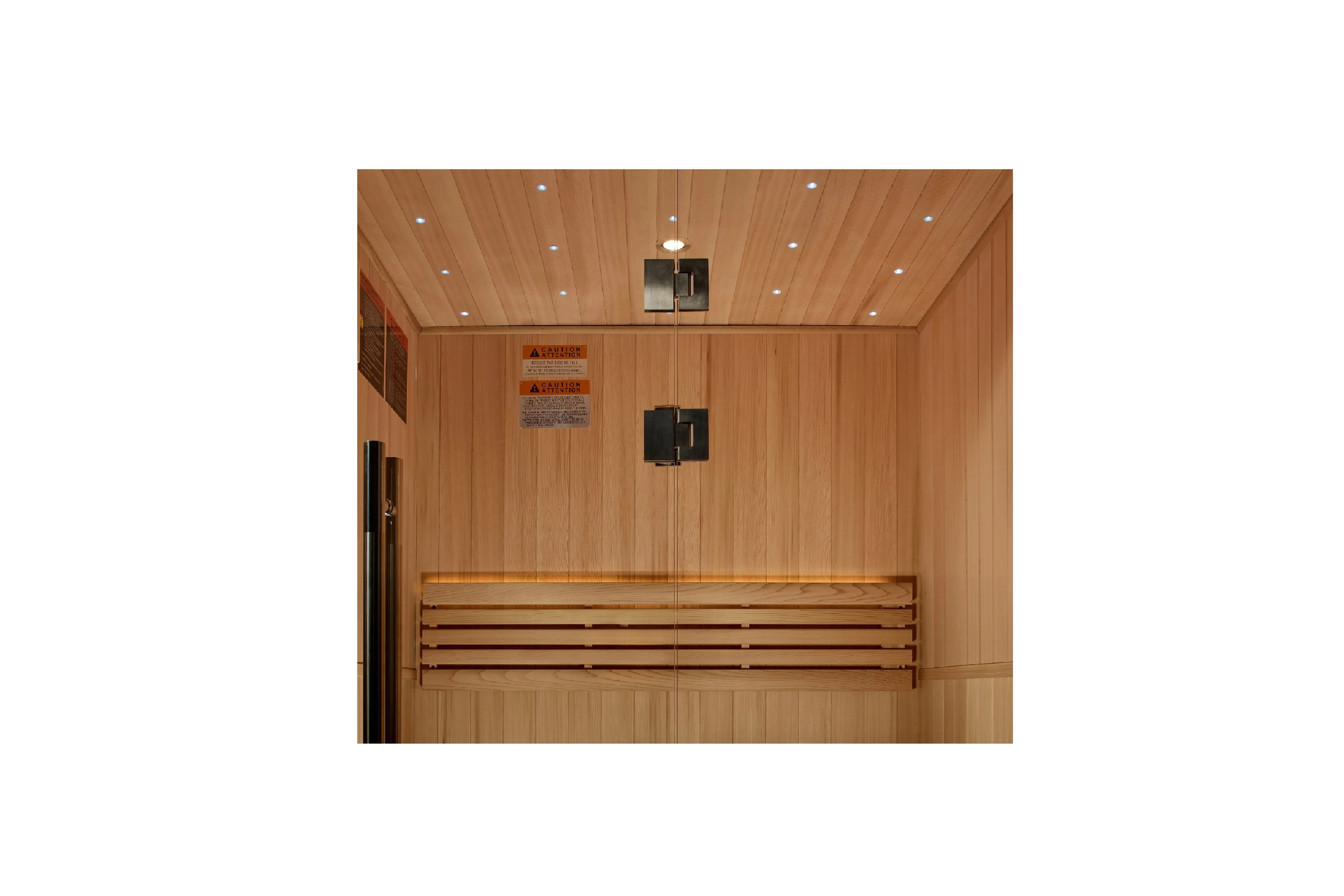Golden Designs Sundsvall Edition 2-Person Indoor Outdoor Traditional Sauna - Premium Wooden Home Spa for Relaxation & Detox (2025 Model) - Perfect for Home, Backyard, Gym or Cabin Use