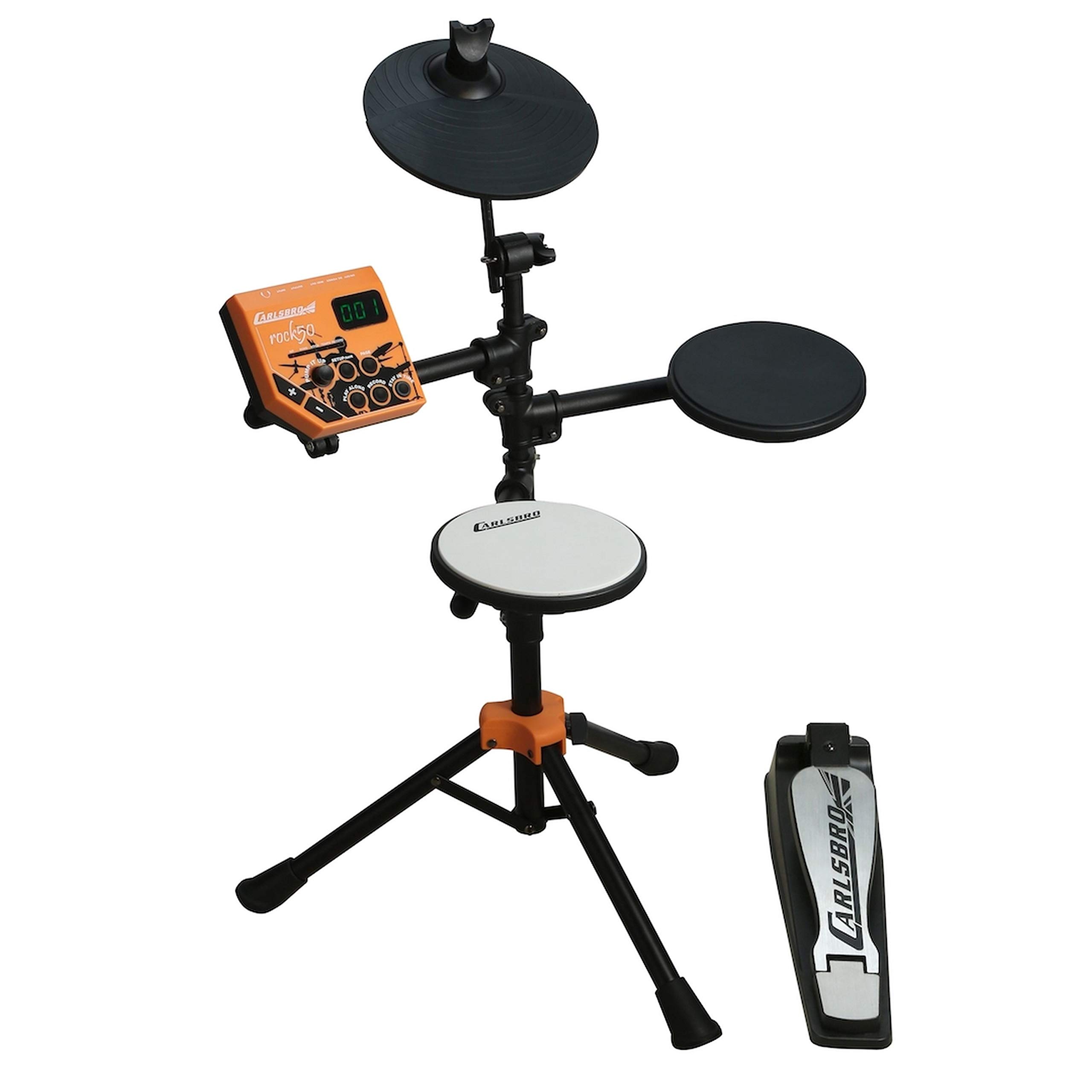Carlsbro ROCK50 Electronic Drum Set - Professional Digital Drum Kit for Beginners & Advanced Players - Perfect for Home Practice, Studio Recording & Live Performances