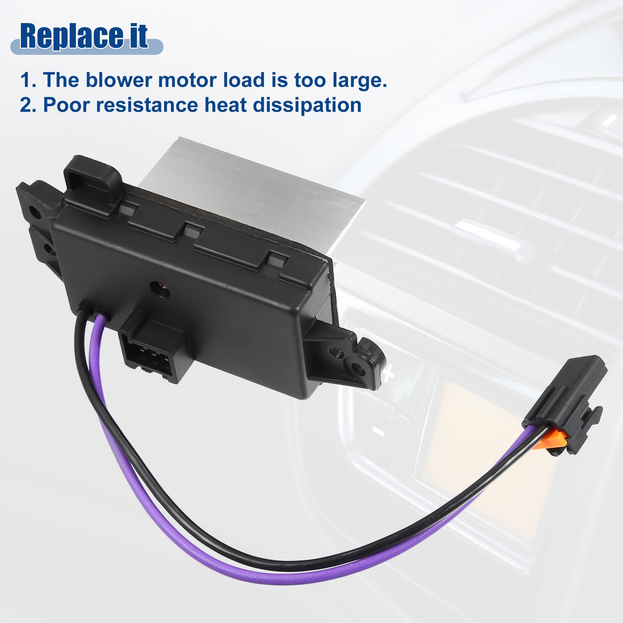 ACROPIX Radiator Cooling Fan Control Module Relay - Compatible with Chevrolet Trailblazer - Engine Cooling Fan Replacement Part - Durable Black Design (1 Pack) - Perfect for Overheating Prevention & Engine Temperature Regulation