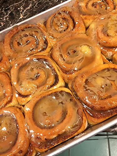 Gourmet Caramel Apple Cinnamon Rolls - Pack of 12 (6 oz Each) | Fresh Baked Pastries for Breakfast, Brunch & Holiday Gifting