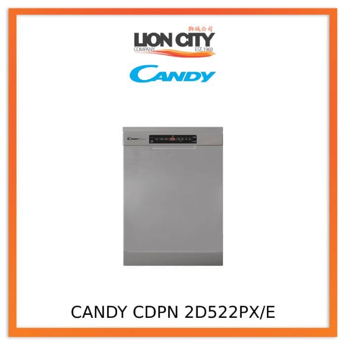 Candy CDPN 2D522PX/E Brava 15 Place Settings Dishwasher - Energy Efficient Stainless Steel Dishwasher for Large Families | Perfect for Kitchens, Restaurants & Entertaining
