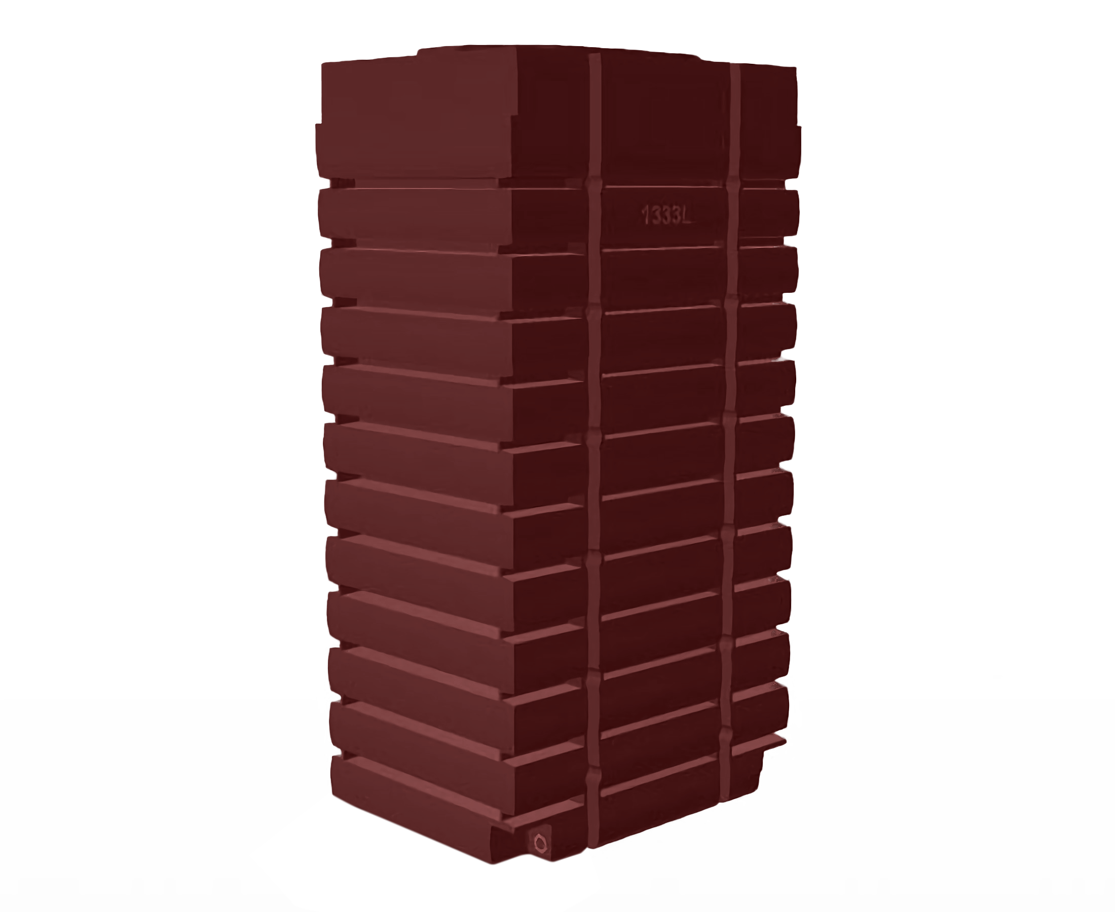 1333L Fat Thin Tank - High Capacity Water Storage for Home, RV, Camping & Emergency Preparedness