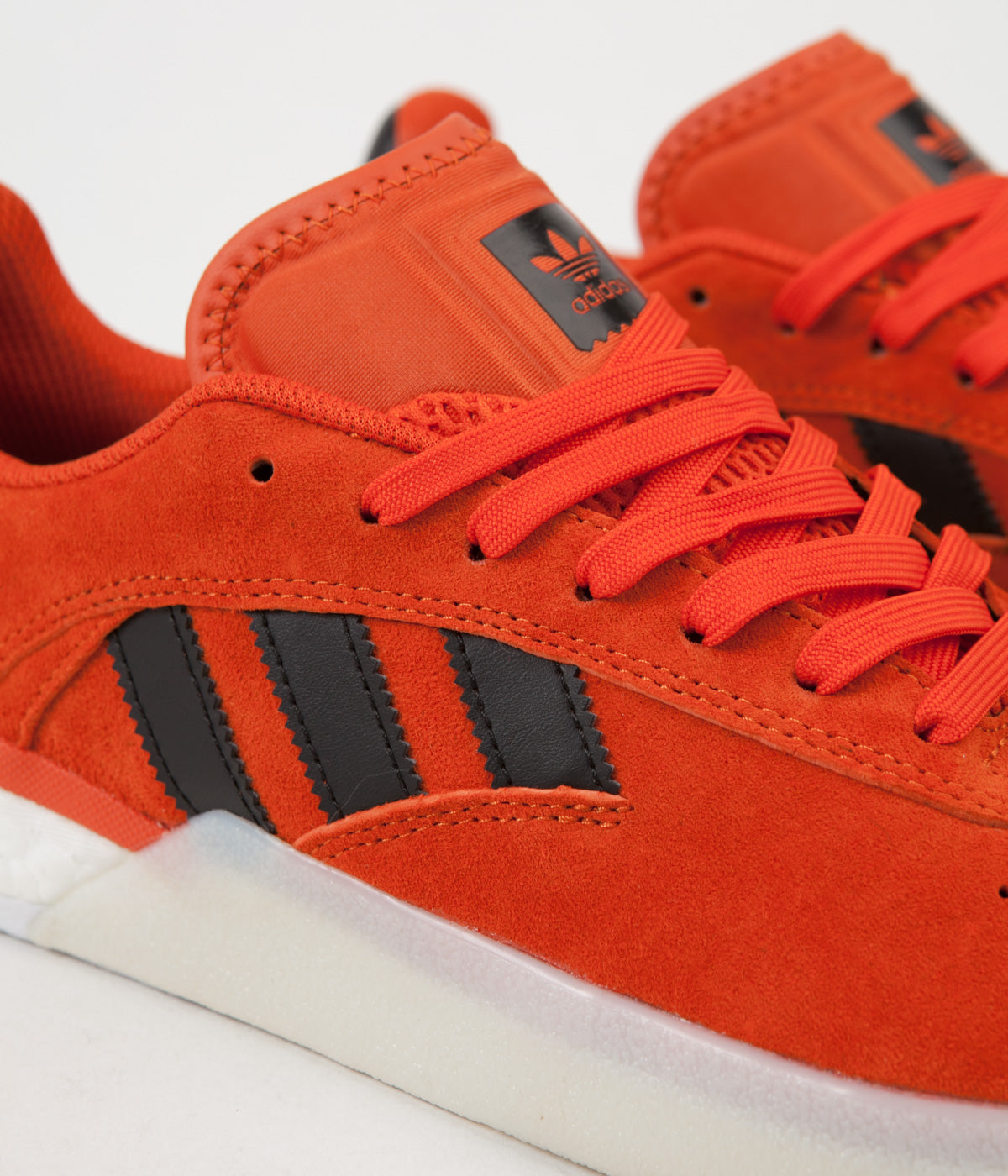 Adidas 3ST.004 Running Shoes for Men - Collegiate Orange/Black/White Colorway | Lightweight Athletic Sneakers for Jogging, Gym & Casual Wear