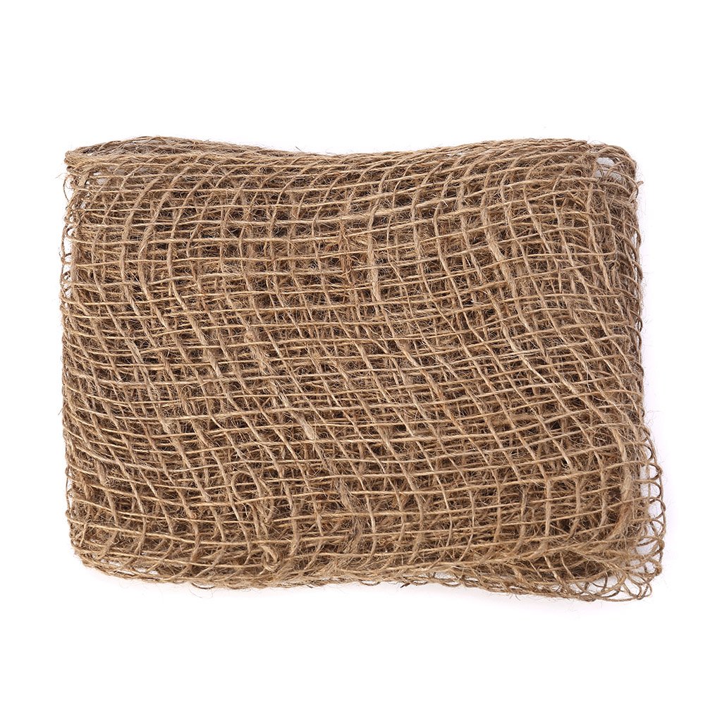 RTYUBV Newborn Photography Prop - Chunky Burlap Layer Net Hessian Jute Backdrop Blanket for Baby Shower, Nursery Decor & Photo Studio Background