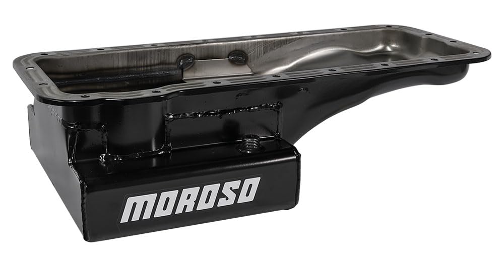 Moroso 20607 Replacement Oil Pan Compatible with Ford 352-428 Engines - High Performance Engine Part for Classic Car Restoration & Maintenance