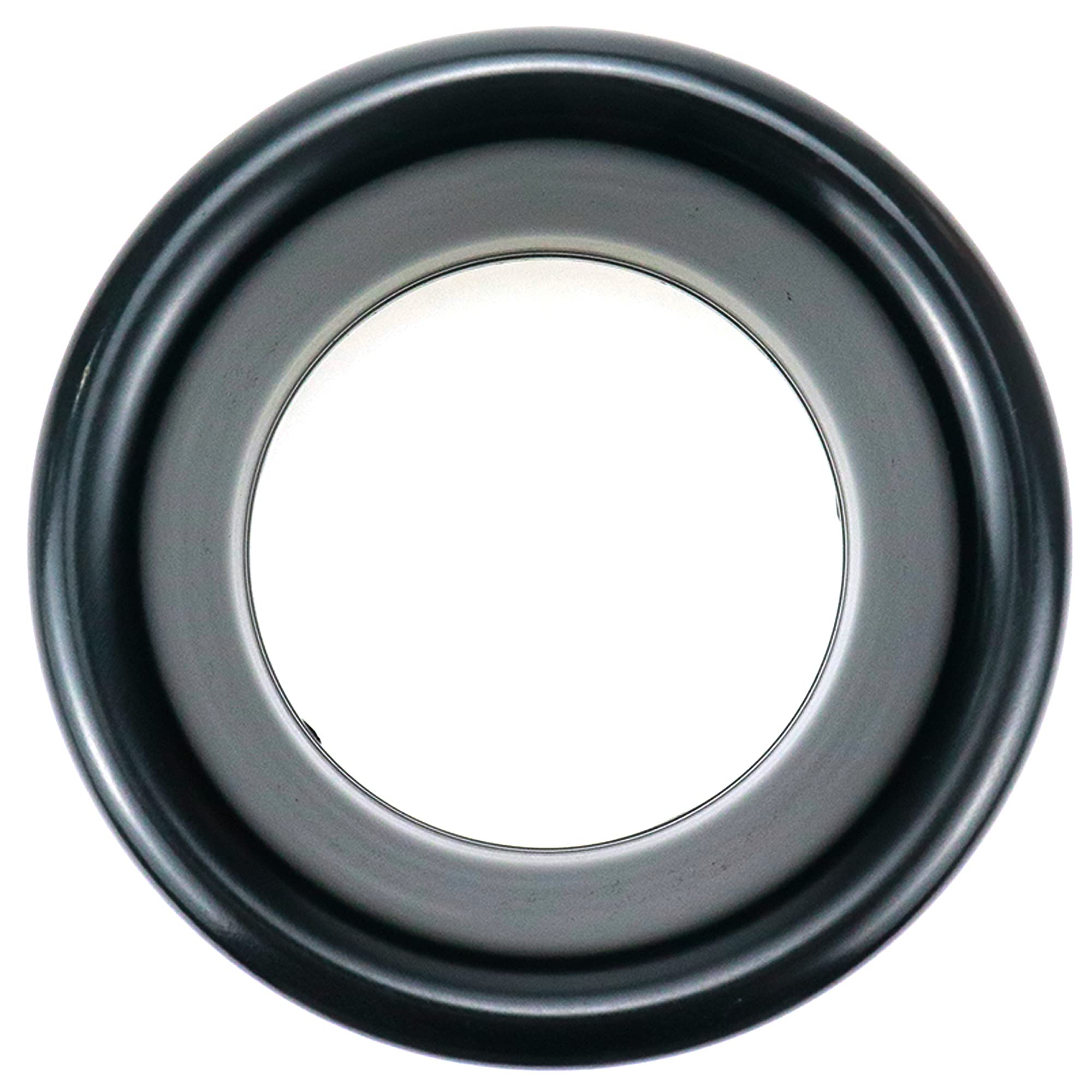Modengzhe 2.5-inch Bellmouth Aluminum Velocity Stack Air Intake Adapter - High Performance Air Inlet Horn & Decorative Cover (Black) for Motorcycle, ATV, and Car Racing - Enhances Airflow & Engine Efficiency