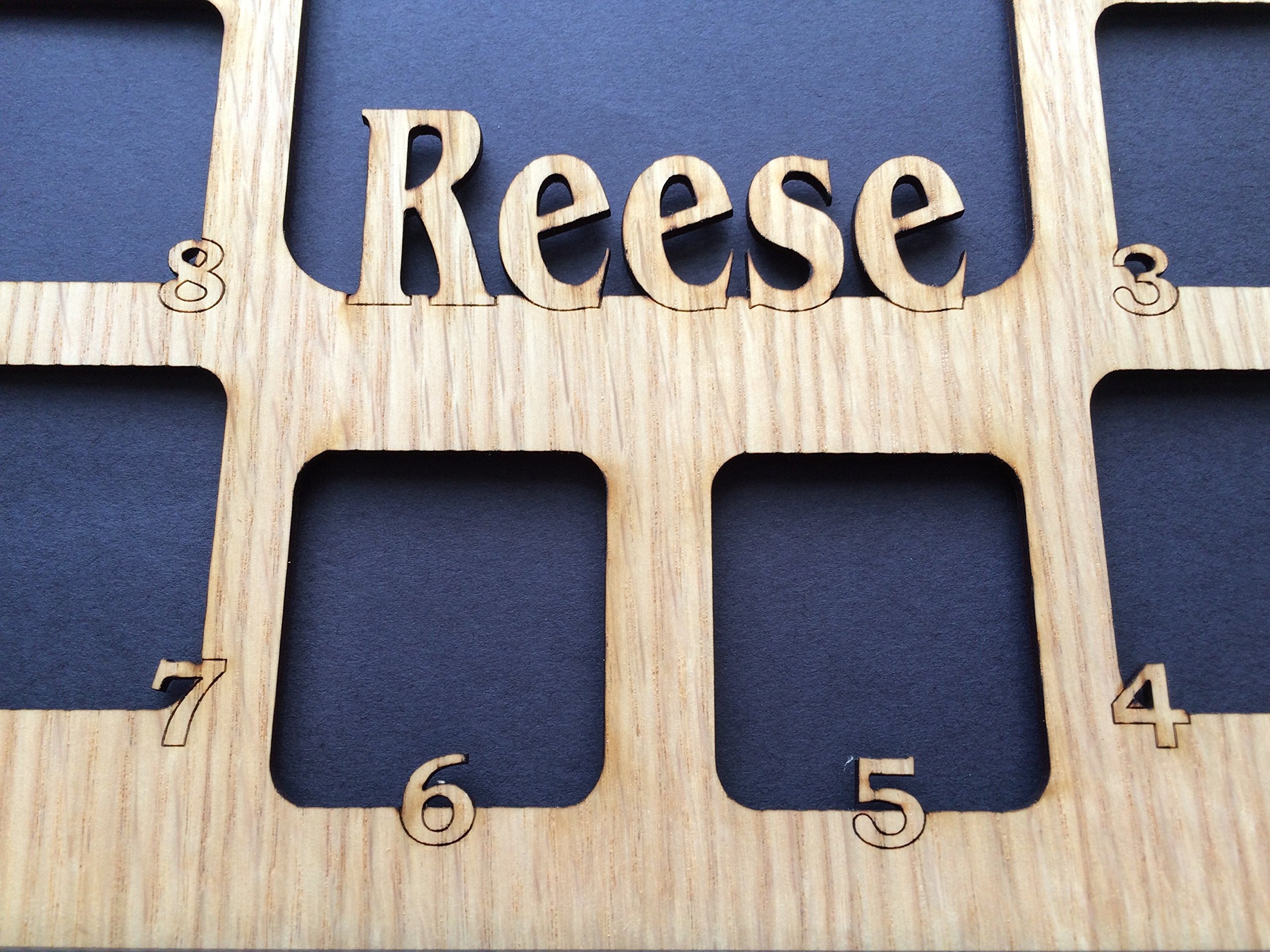 Personalized School Years Picture Frame 11x14 - Oval Layout for PreK to 12th Grade - Whitewash Finish - Perfect for Graduation Gifts & Classroom Memories