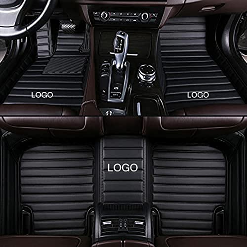 Custom All-Weather Car Floor Mats for 95% Sedan & SUV - Waterproof Full Coverage Leather Mats with Premium Protection | Perfect for Daily Commute, Road Trips & Off-Road Adventures