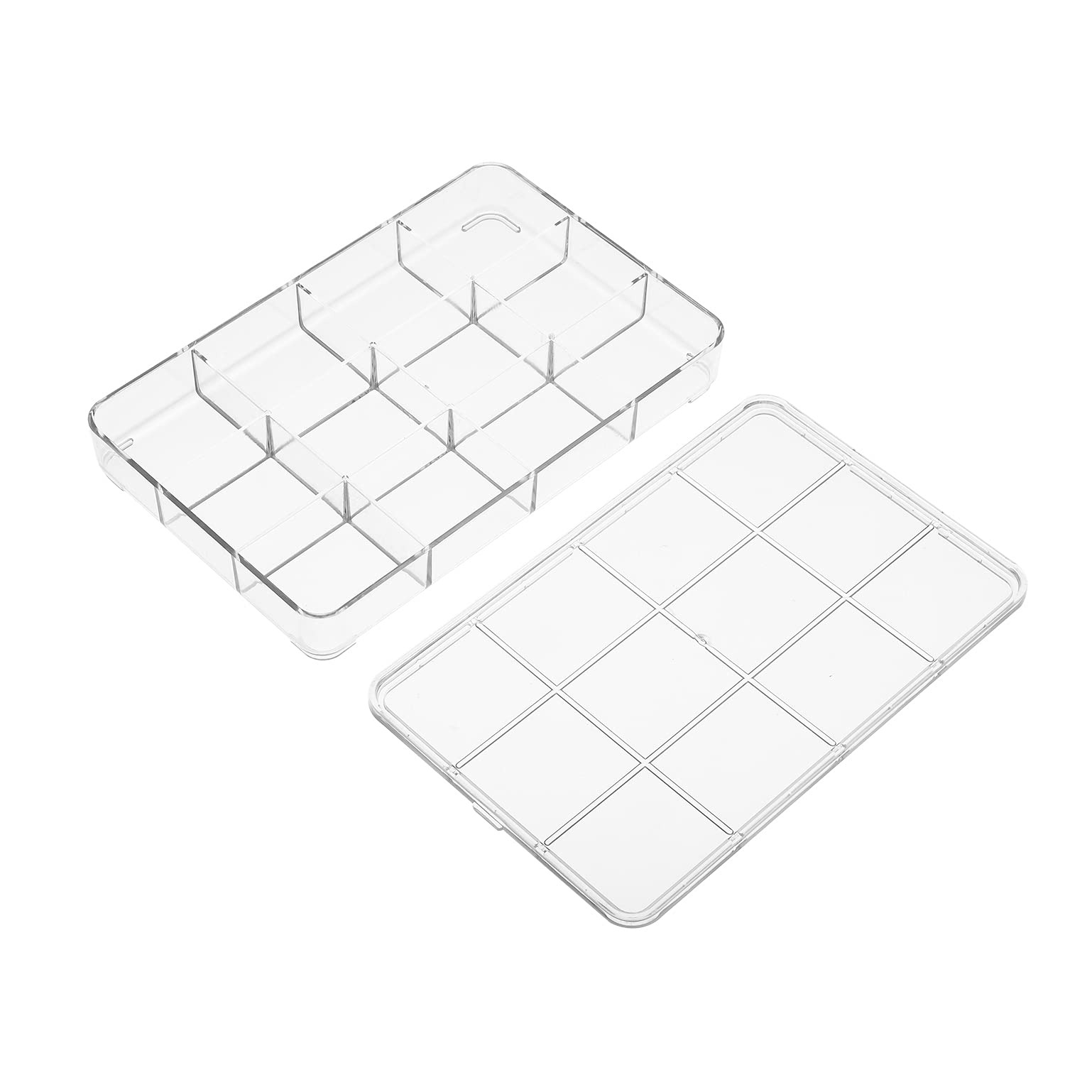 MroMax Clear Plastic Storage Box for Electronic Components - 9.06