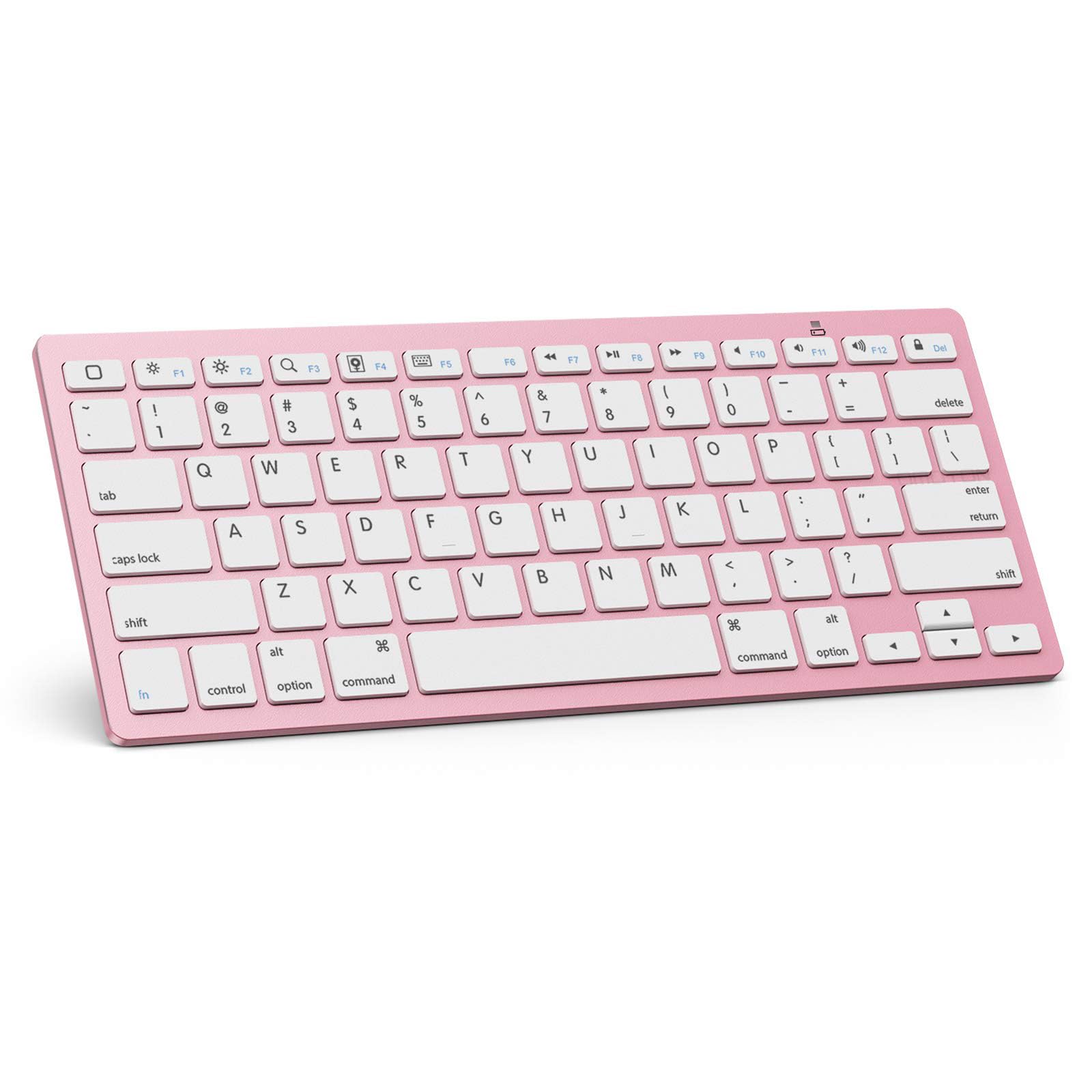 OMOTON Bluetooth Keyboard for iPad 10th Gen, iPad 10.2 (9th/8th/7th Gen), iPad Pro 13/12.9/11 inch, iPad Air 13/11 inch (5th/4th Gen), iPad Mini - Slim Wireless Keyboard with Rose Gold Finish - Perfect for Typing, Office Work & Travel Use