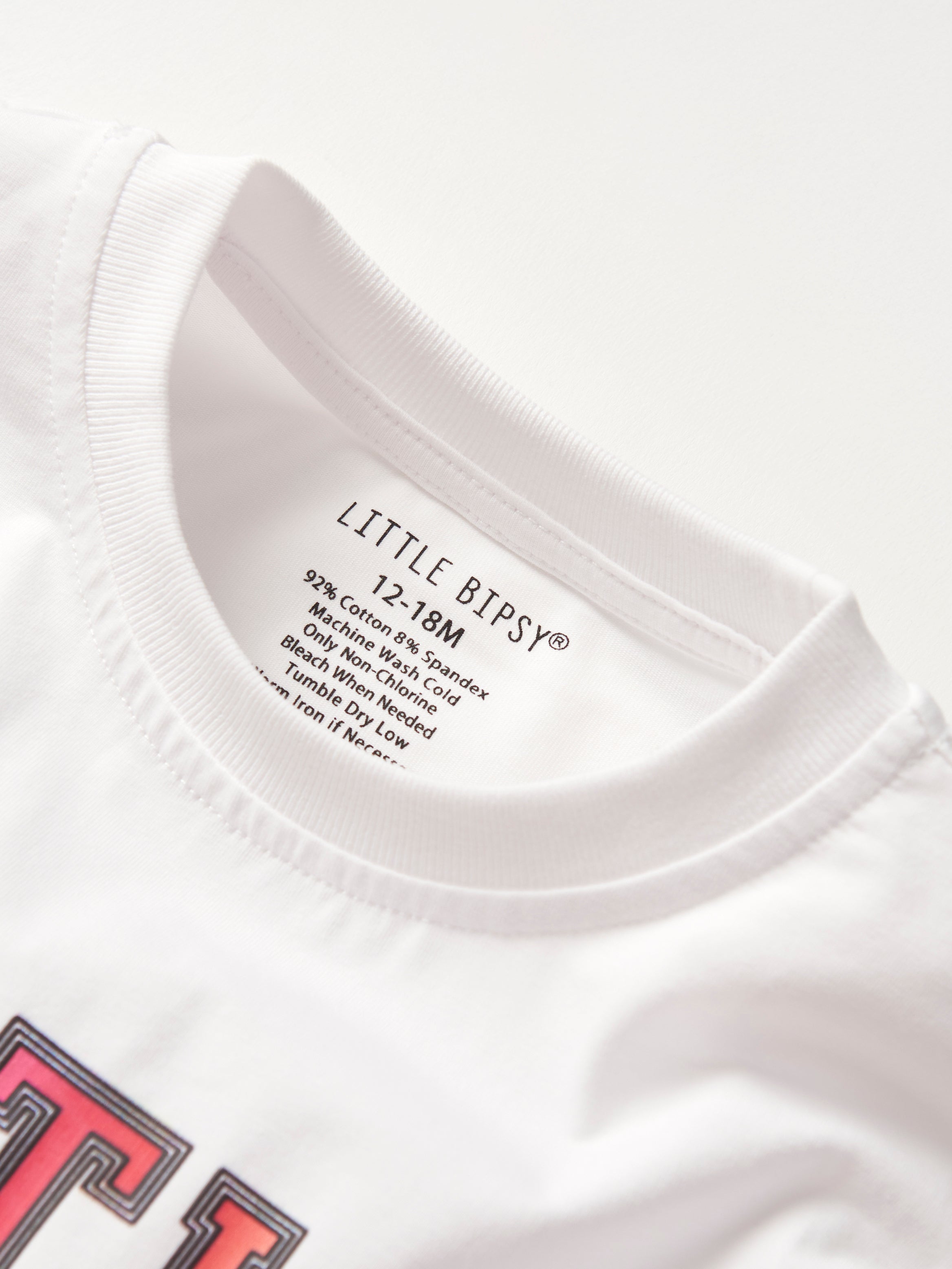 Ombre Little Bipsy Tee - Trendy White T-Shirt for Women | Casual Wear, Layering & Everyday Outfits