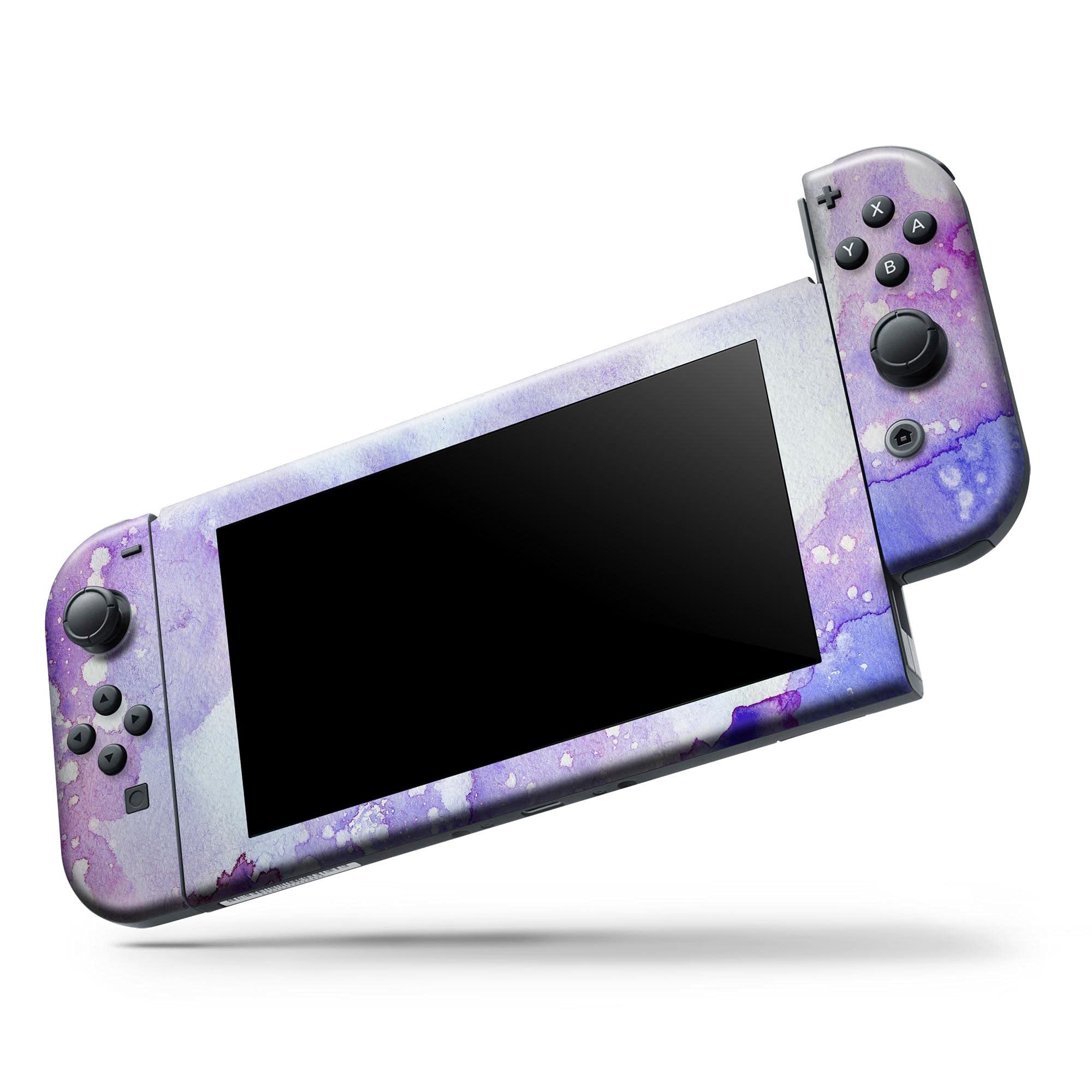 Nintendo Switch OLED Dock Skin Decal - Scratch-Resistant Removable Vinyl Wrap Cover - Blue Watercolor Texture - Compatible with Switch OLED Dock Only - Perfect for Gaming Setup & Console Protection