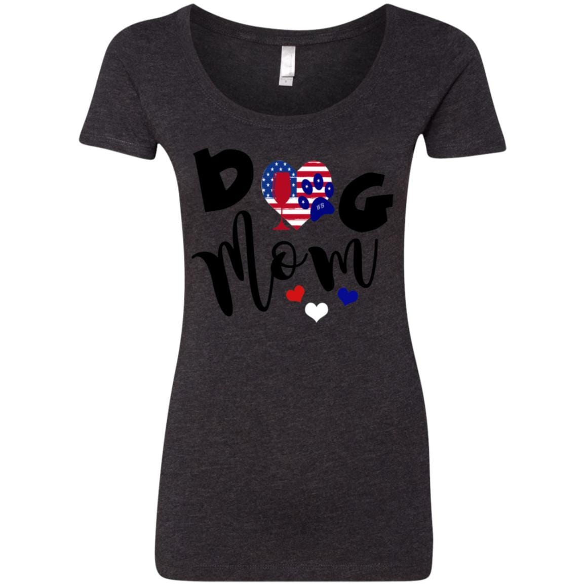 WineyBitches.Co Women's Tri-Blend Scoop Neck T-Shirt - Soft Comfortable Casual Tee for Everyday Wear, Lounge & Outings