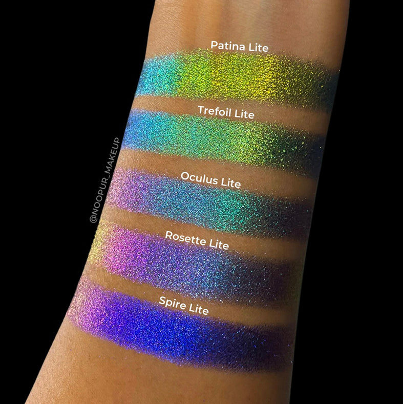 Oculus Lite | Multichrome Jewelled Eyeshadow Palette - Long Lasting Pigmented Makeup for Party, Halloween & Special Occasion Looks