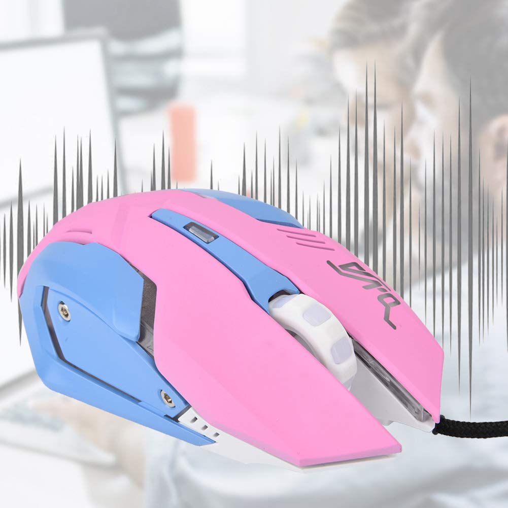 Sanpyl Wired RGB Gaming Mouse - 3200DPI High Precision Ergonomic LED Gaming Mouse for PC, Laptop, Notebook | Perfect for FPS, MOBA & MMO Games | Comfort Grip Design for Long Gaming Sessions