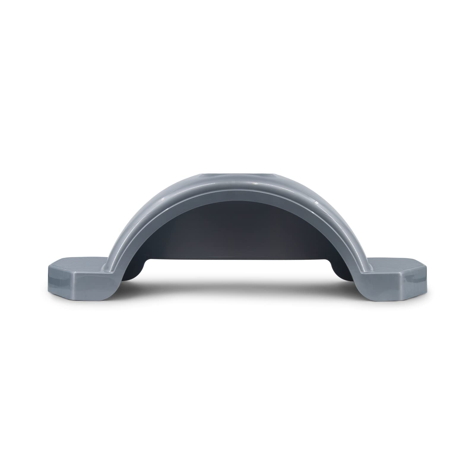 Heavy-Duty Silver Plastic Boat Trailer Fender with Steps - 9.7