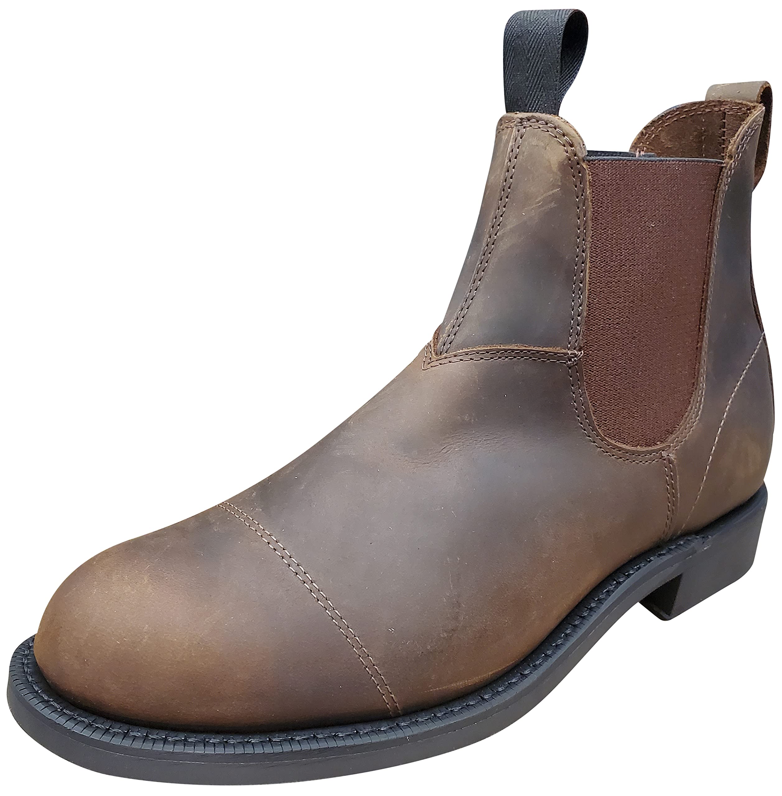 Canada West Men's Tan Loggertan Boots - Durable Leather Work Boots for Men - Perfect for Outdoor Work, Hiking & Casual Wear
