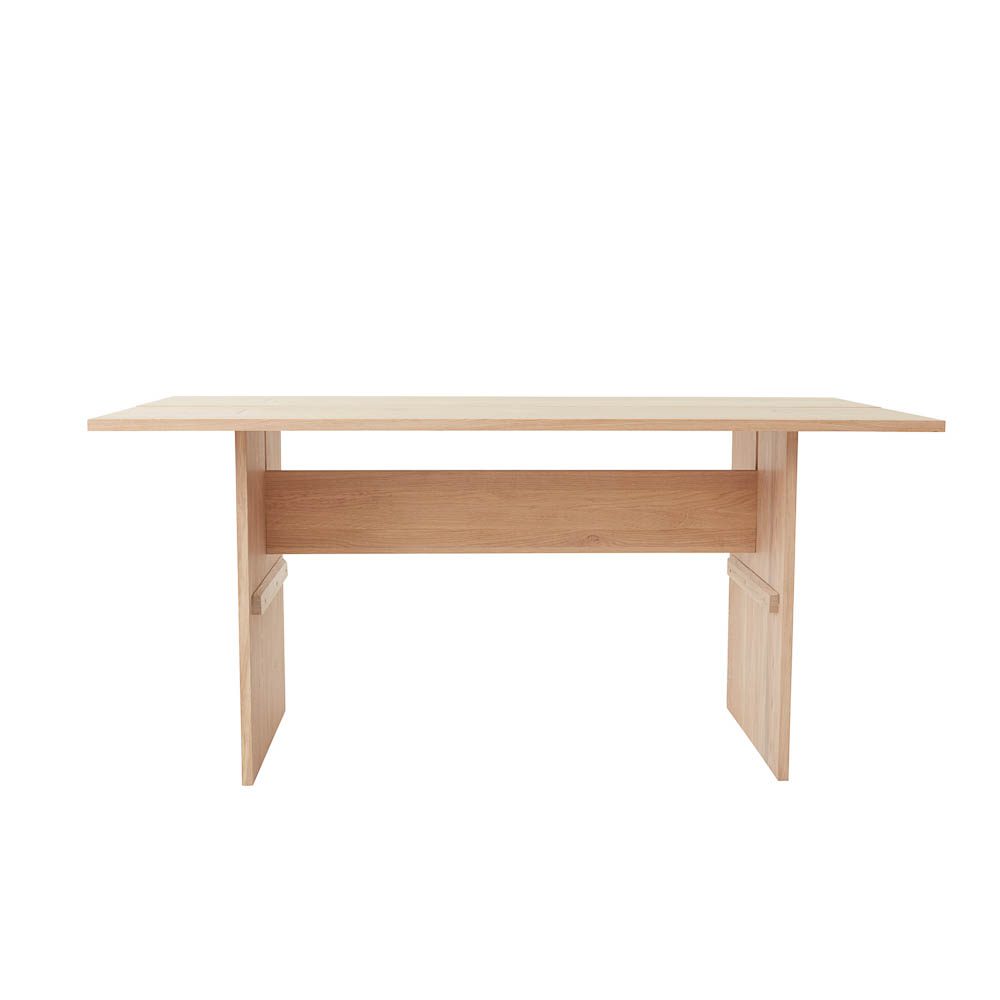 OYOY Kotai Natural Wood Dining Table - Scandinavian Modern Minimalist Design for Small Spaces | Perfect for Apartments, Breakfast Nooks & Cozy Dining Areas