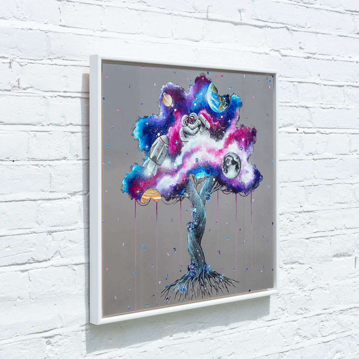 Original 'A Galaxy of Our Own' Artwork - Unique Space-Themed Wall Decor for Home & Office | Perfect Gift for Sci-Fi Lovers & Astronomy Enthusiasts