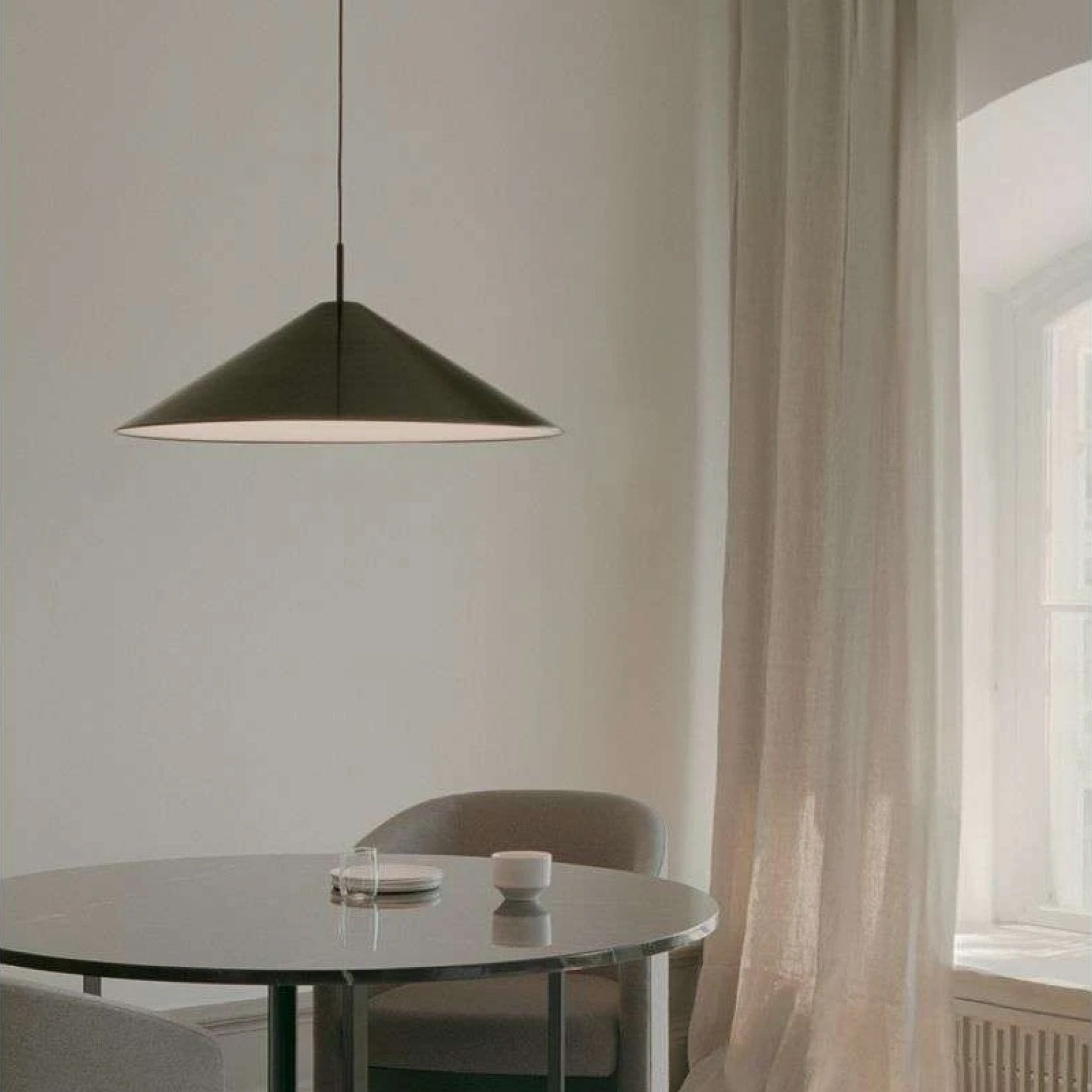 PRE ORDER - Brolly Pendant Light Fixture, 70cm Diameter, Anodized Aluminum Ceiling Lamp - Perfect for Modern Living Rooms, Dining Areas & Commercial Spaces