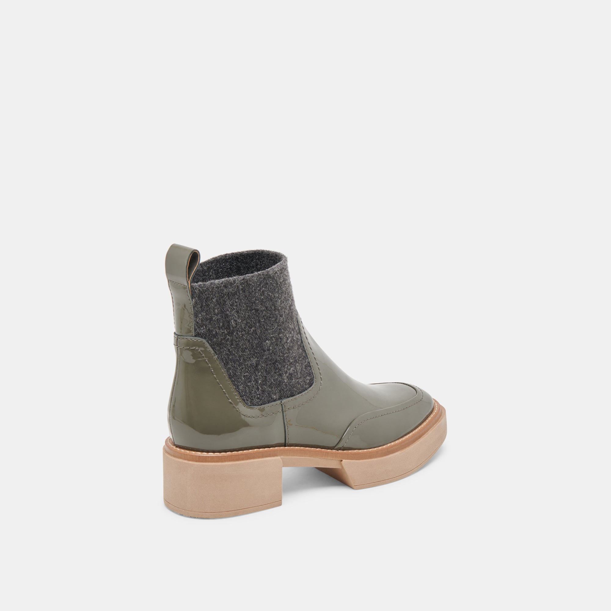Saline H2O Booties Dark Olive Crinkle Patent - Waterproof Beach Shoes for Women, Comfortable Swim Shoes for Pool, Surfing & Water Sports