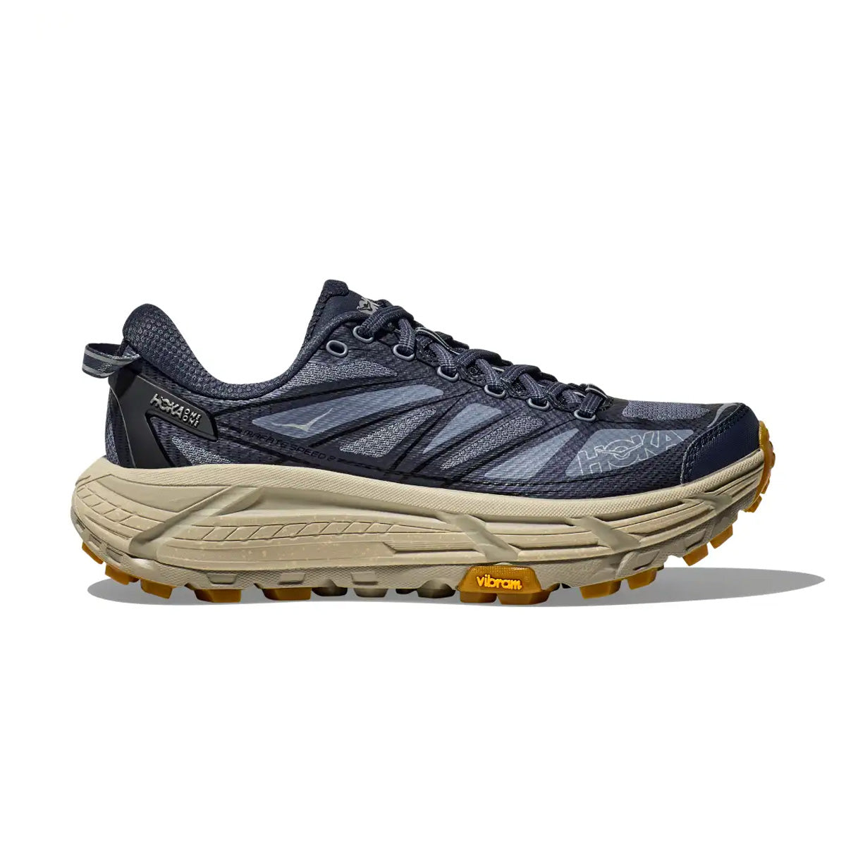 Mafate Speed 2 'Varsity Navy' Running Shoes - Lightweight Trail Running Sneakers for Men & Women - Perfect for Hiking, Jogging, and Outdoor Adventures