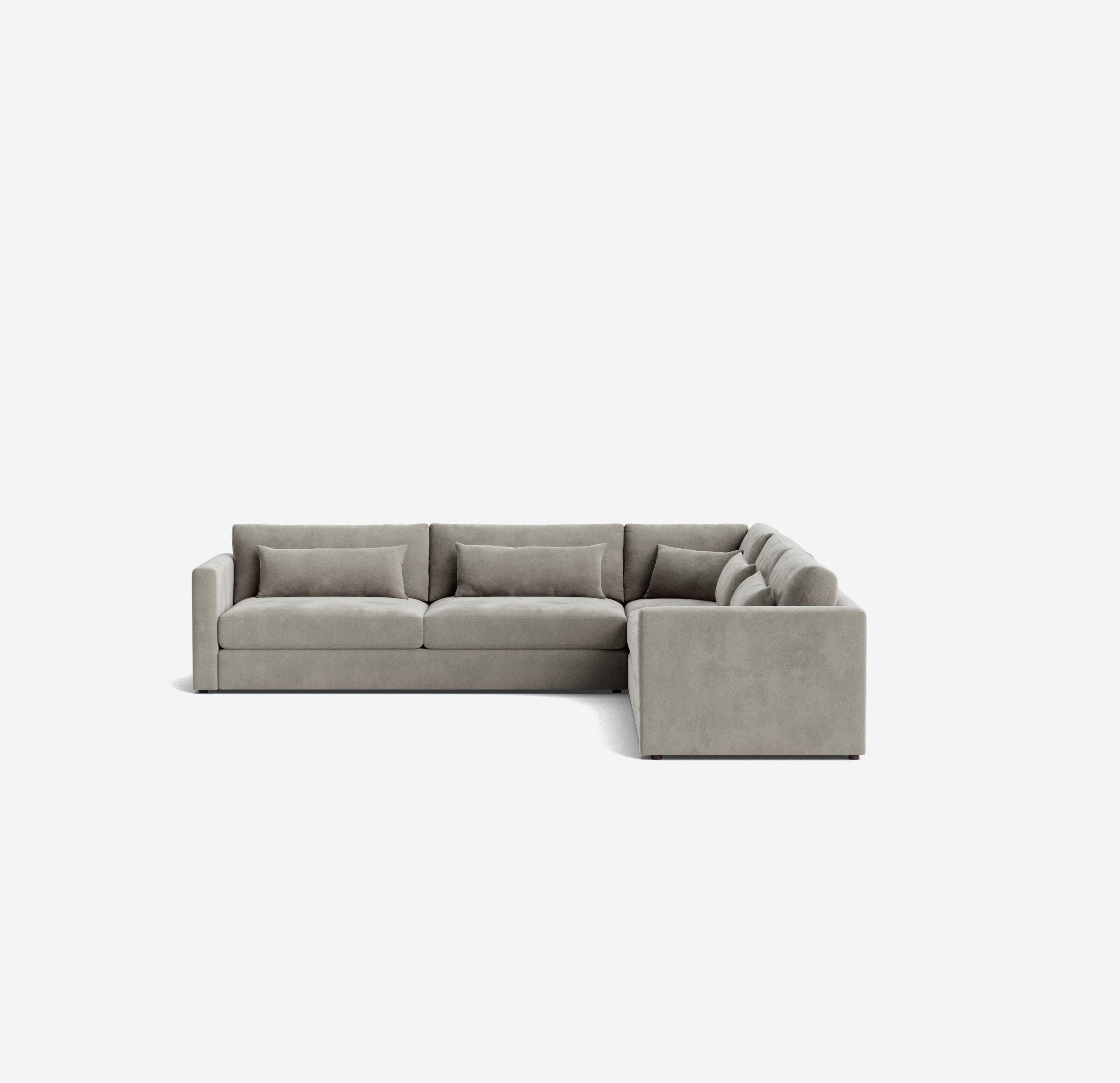 Durham Corner Sectional Sofa - Modern L-Shaped Couch with Storage | Comfortable Living Room Furniture for Small Spaces & Apartments