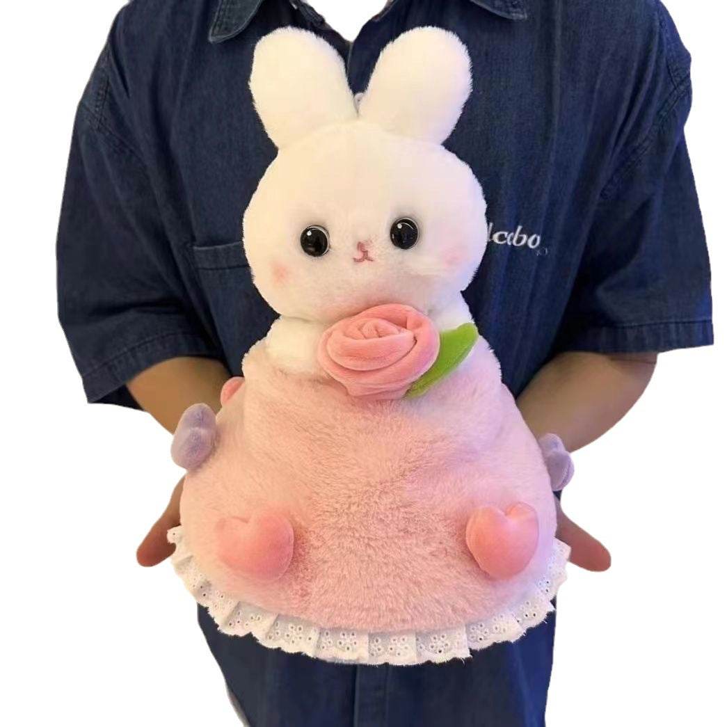 Adorable Kawaii Bunny Plush Stuffed Animal Bouquet - Perfect Gift for Valentine's Day, Birthday & Anniversary - Cute Home Decor for Bedroom, Nursery & Party Decorations