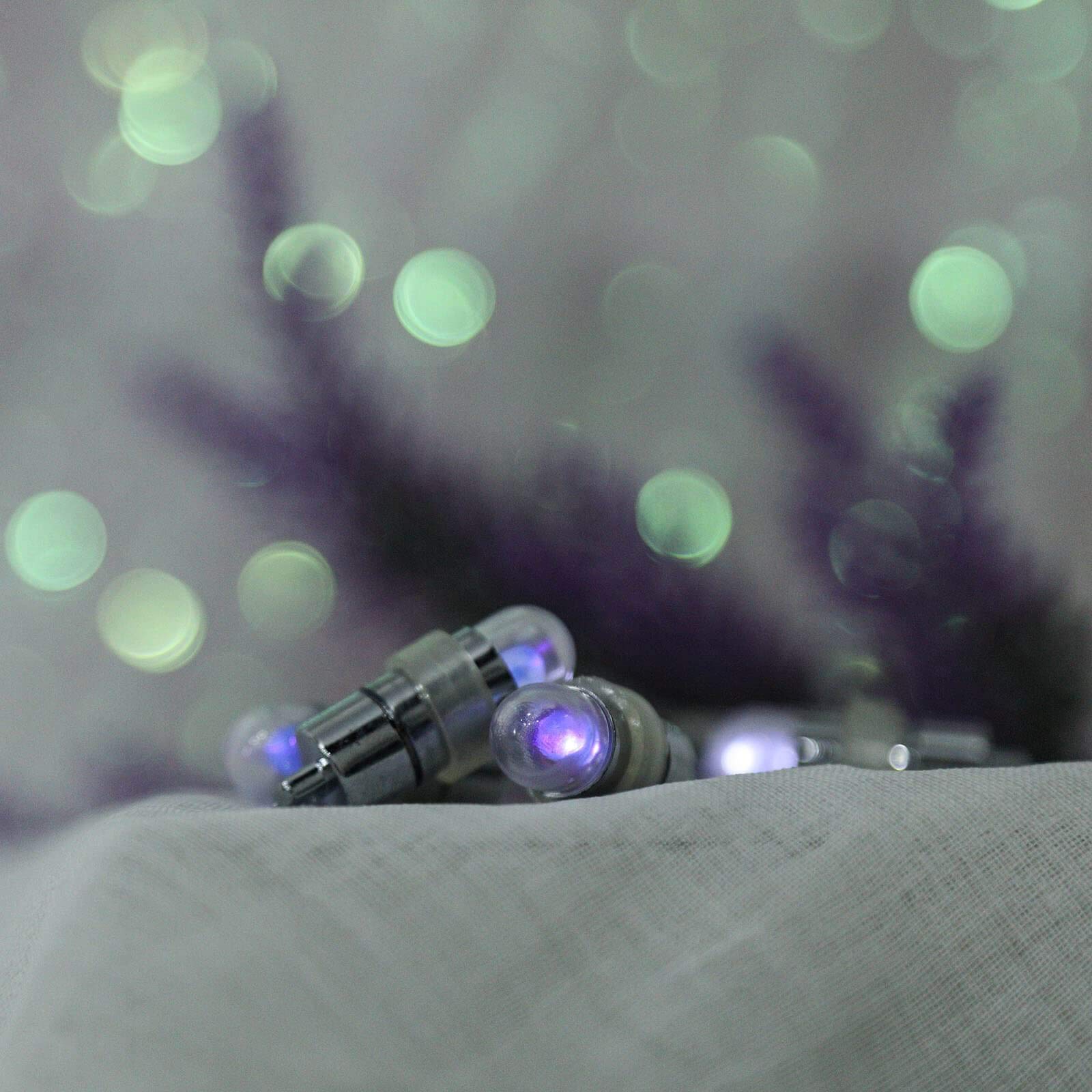 12 Pack Purple Waterproof LED Vase Lights - Battery Operated Small Fairy Lights for Wedding Centerpieces, Party Decor, Home Decoration - Perfect for DIY Floral Arrangements & Tabletop Displays