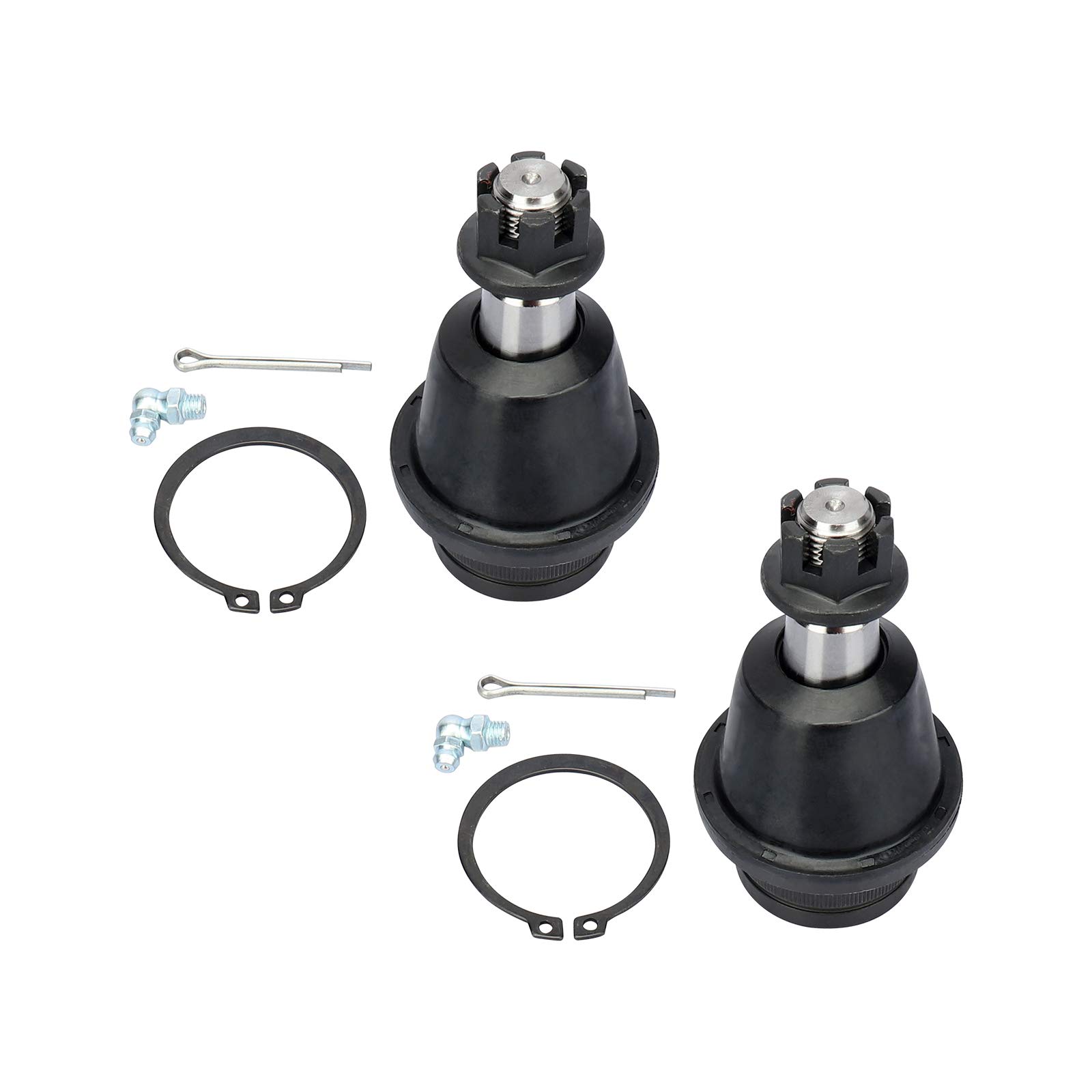 12-Piece Front Upper Control Arm Kit for Cadillac Escalade ESV EXT Chevy Silverado Avalanche Suburban 1500 Tahoe GMC Sierra Yukon XL 1999-2006 - Includes Lower Ball Joint, Tie Rods, Idler Arm & Pitman Arm - Perfect for Suspension Repair & Off-Road Upgrades