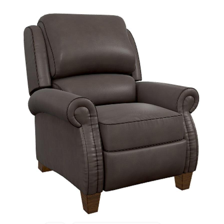 Carleton Recliner 471 295 BL9810 78 - Premium Leather Reclining Chair with Lumbar Support - Perfect for Living Room, Home Theater & Office Relaxation