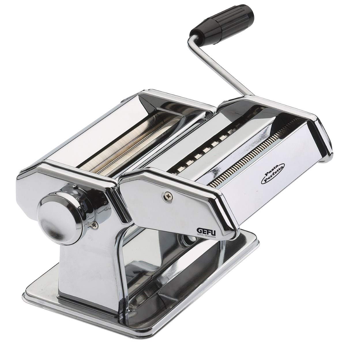 Gefu Pasta Perfetta De Luxe Pasta Maker - Premium Italian Kitchen Accessory with Interchangeable Attachments (Model 28300) | Perfect for Homemade Pasta, Ravioli & Noodles | Ideal for Italian Cuisine Lovers & Home Chefs
