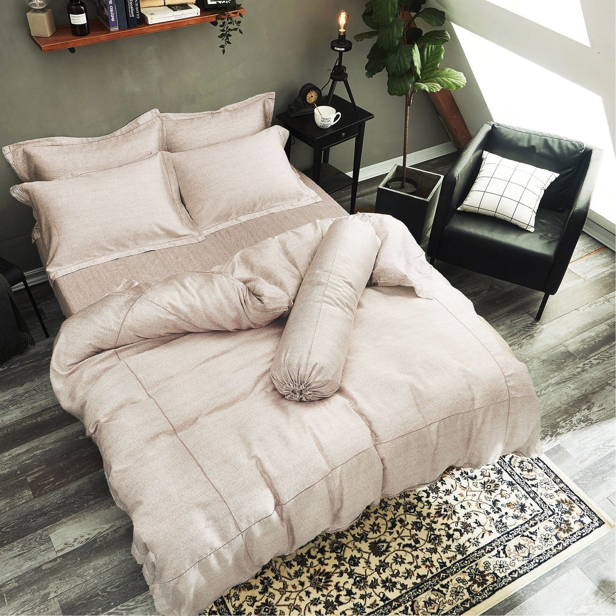 Premium TENCEL™ Mali Garnet Fitted Sheet Set - Queen Size, Ultra Soft & Breathable Bedding - Perfect for Luxury Hotels, Guest Rooms & Master Bedrooms
