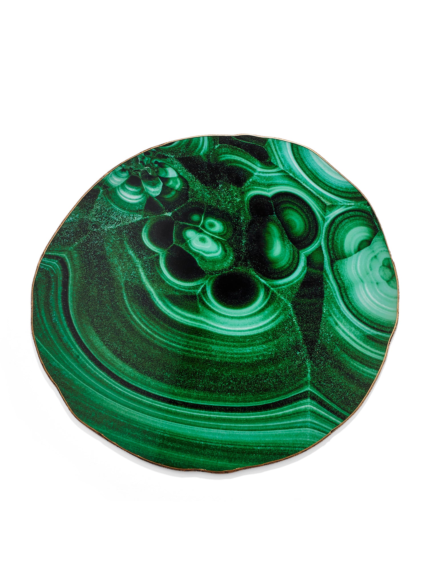 Premium Malachite Stone Placemat Set - Natural Green Gemstone Coasters for Dining Table Decor, Kitchen & Home Protection - Perfect for Dinner Parties, Holidays & Elegant Gatherings