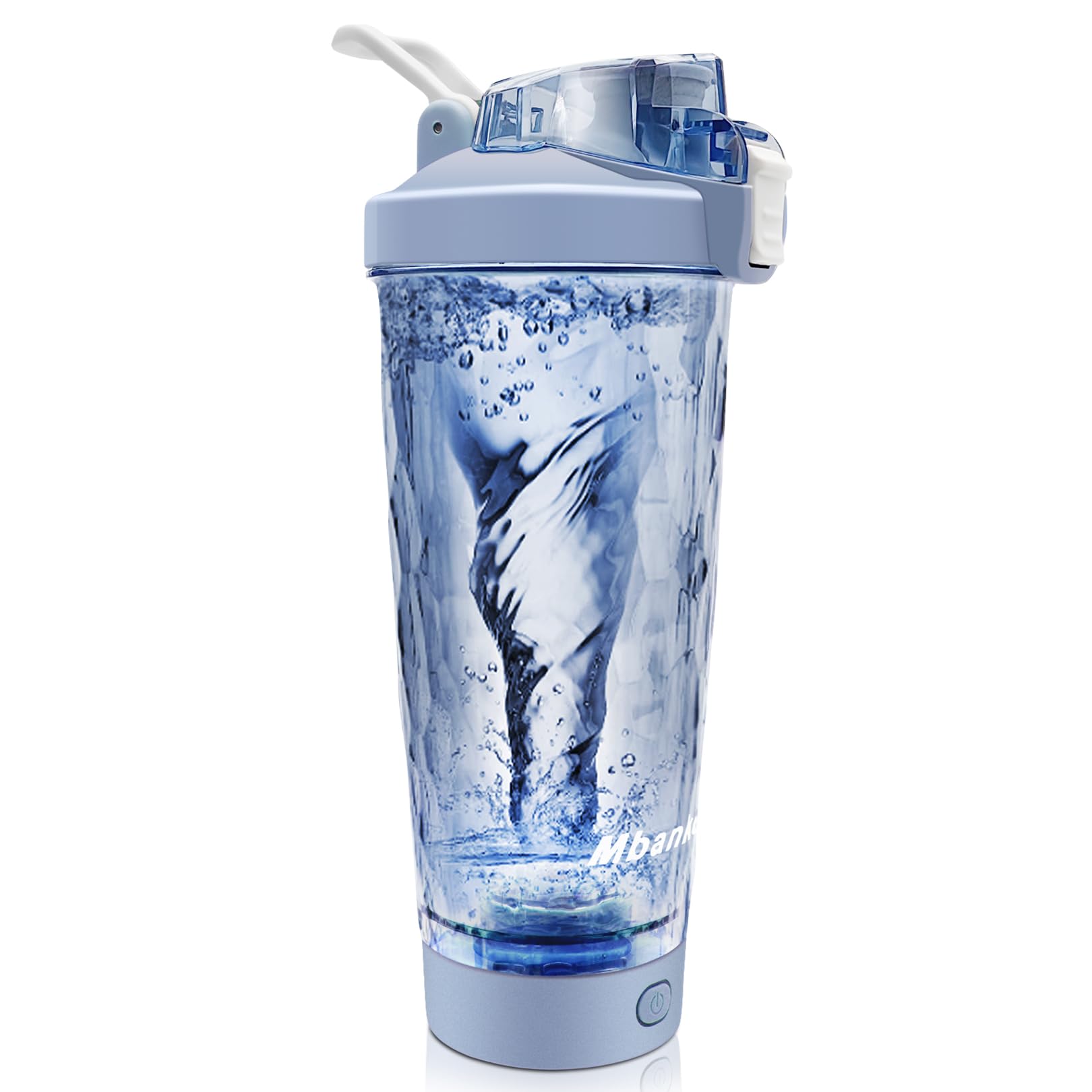 MBANKO 24Oz Electric Protein Shaker Bottle - Rechargeable BPA-Free Portable Blender for Protein Powder, Gym Workouts & Smoothies | Perfect for Post-Workout Recovery & Meal Prep On-The-Go