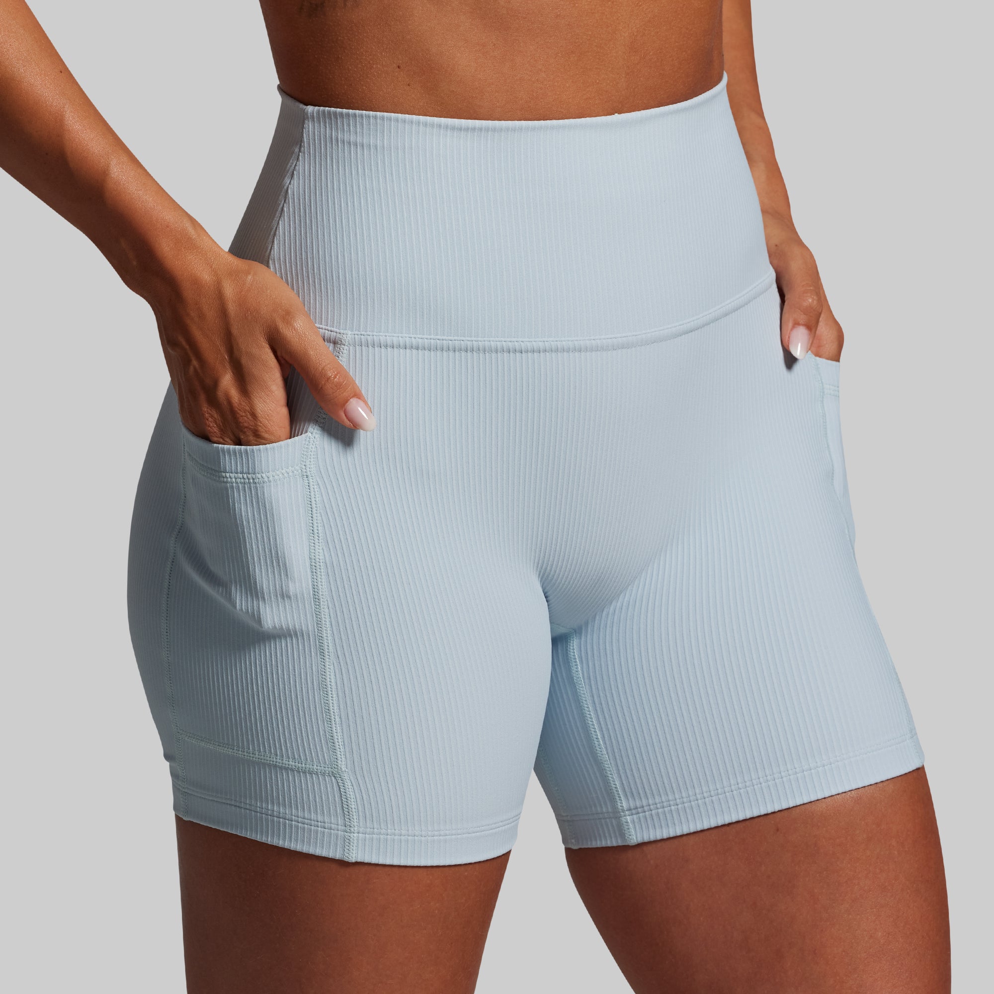 All or Nothing Denim Shorts for Women - Comfortable Chambray High Waisted Shorts for Casual Wear & Summer Outfits