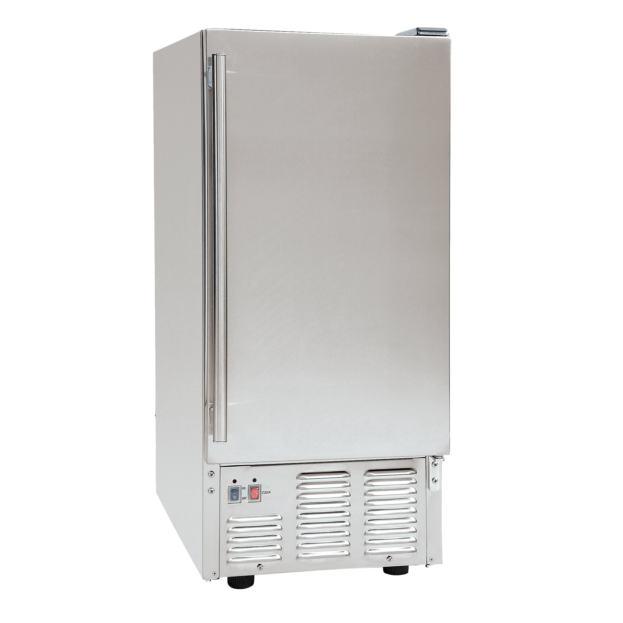 Maxx Ice MIM50O Self Contained Outdoor Ice Maker - 60 lbs Daily Output, 15W Energy Star Certified Stainless Steel Commercial Ice Machine - Perfect for Patio Bars, Pool Parties, and Outdoor Entertaining